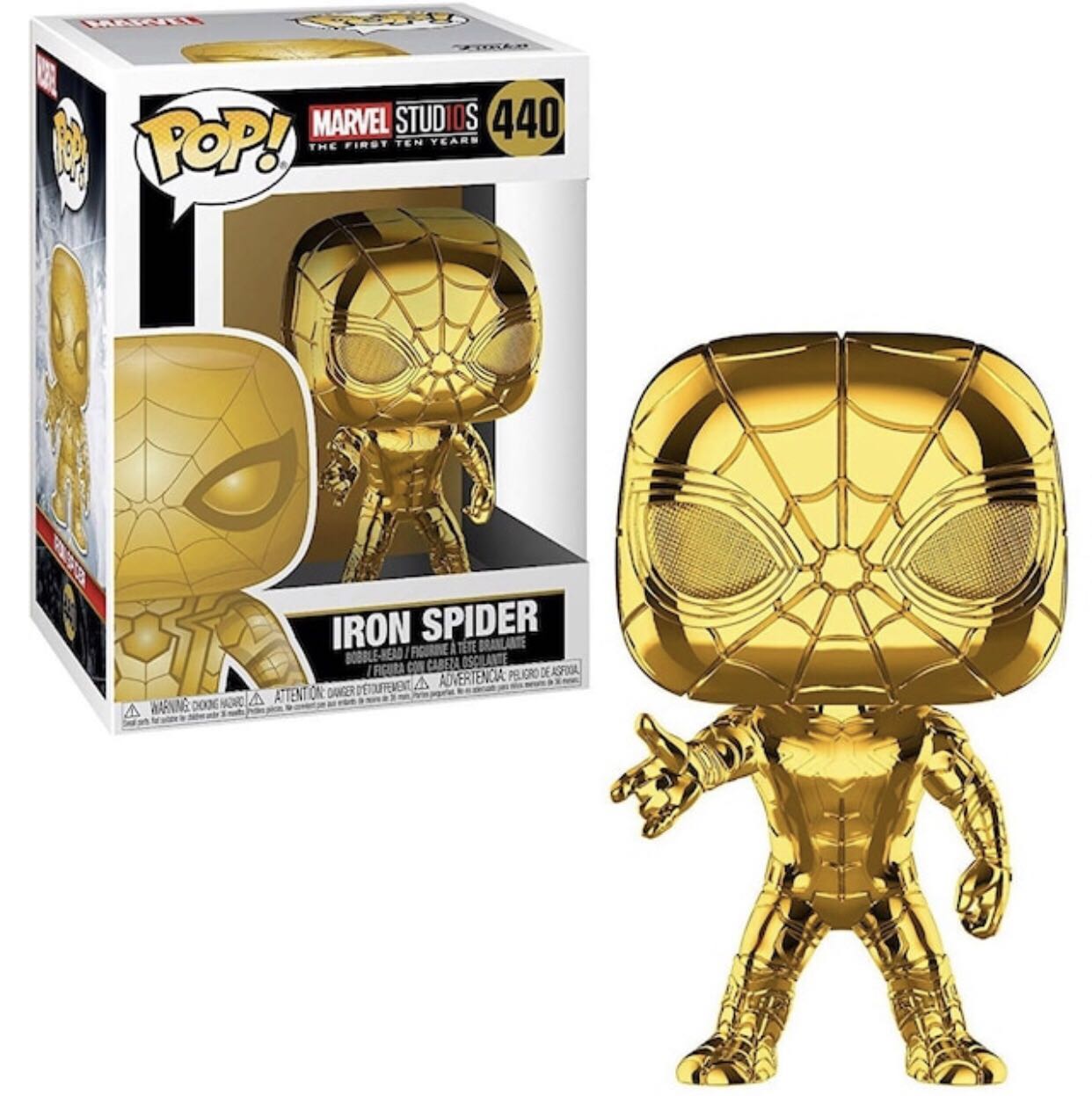 Iron Spider - 440  - (golden Edition) Marvel Studios - The First Ten Years - Funko Pop - Marvel Universe vinyl figure collectible [Barcode 889698384827] - Main Image 2