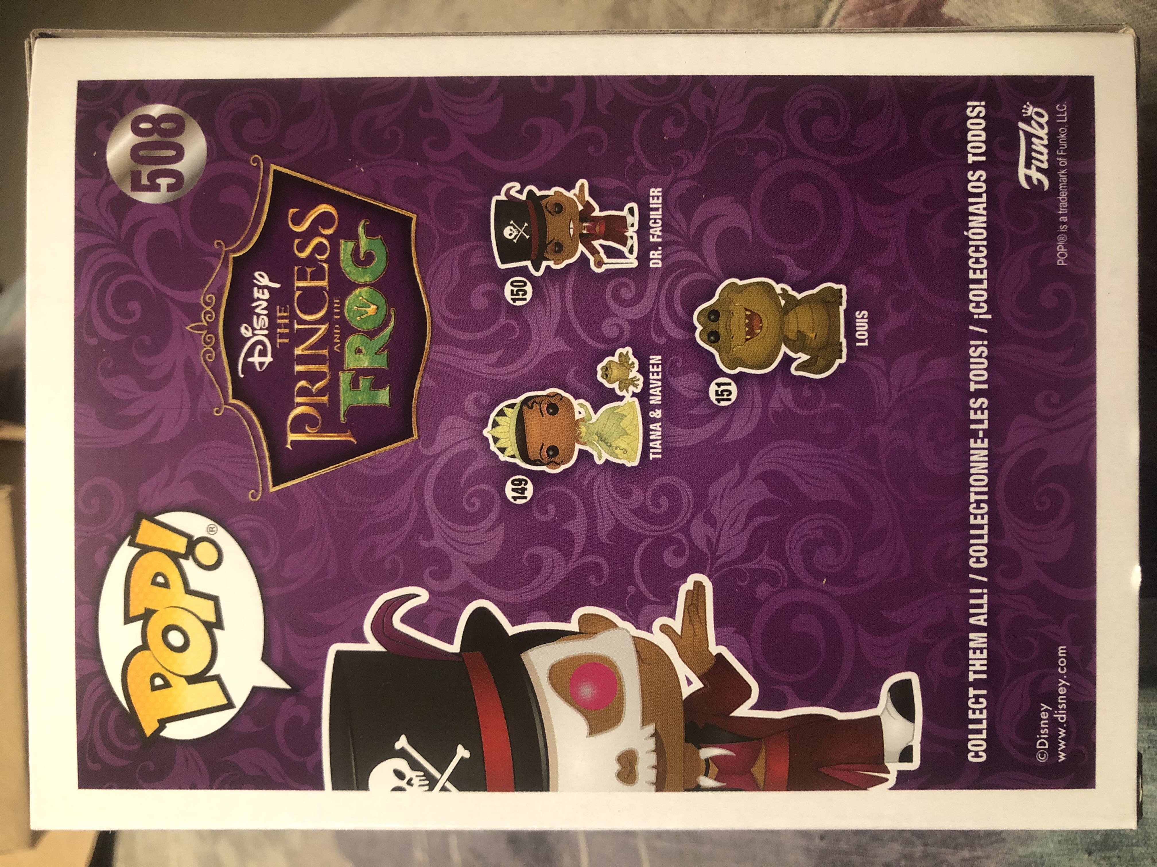 Dr Facilier (Masked) - Princess and the Frog vinyl figure collectible [Barcode 889698374934] - Main Image 2