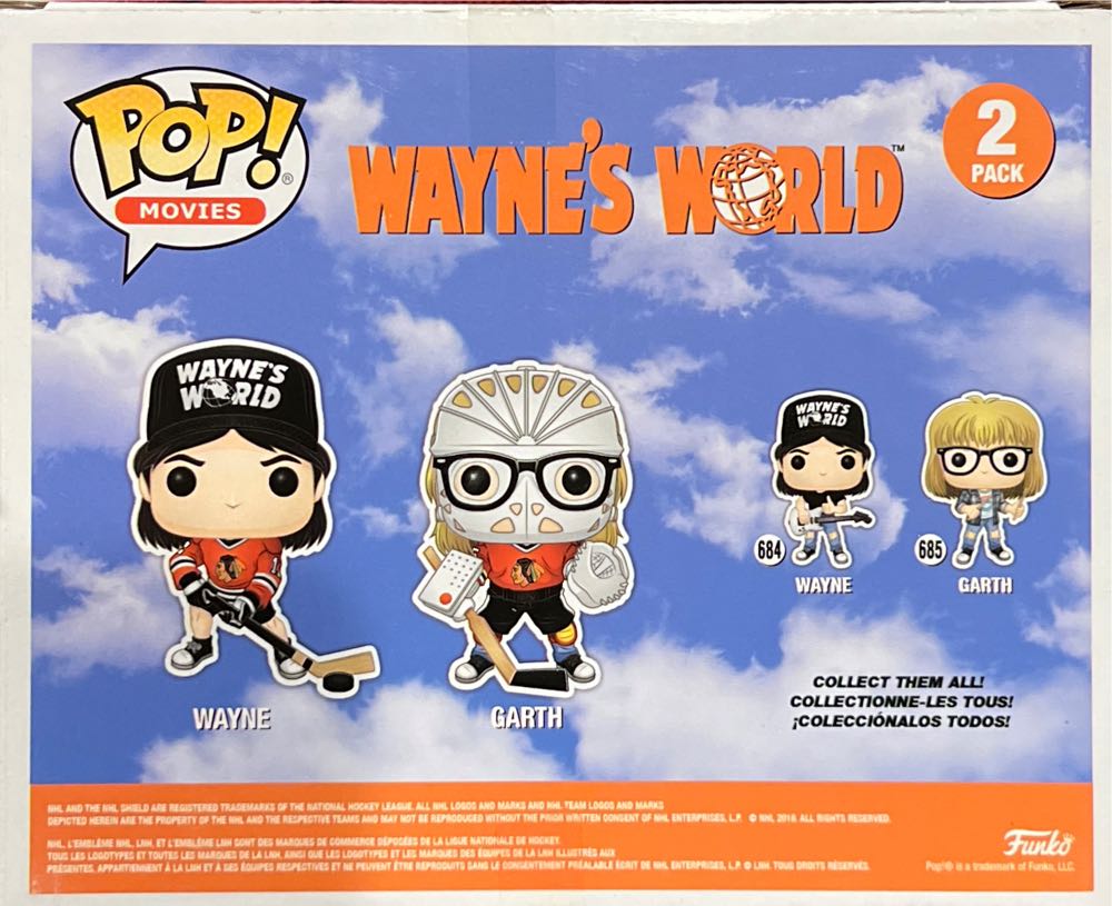 Wayne’s World:  00 Wayne & Garth (2 Pack)  vinyl figure collectible [Barcode 889698353434] - Main Image 2