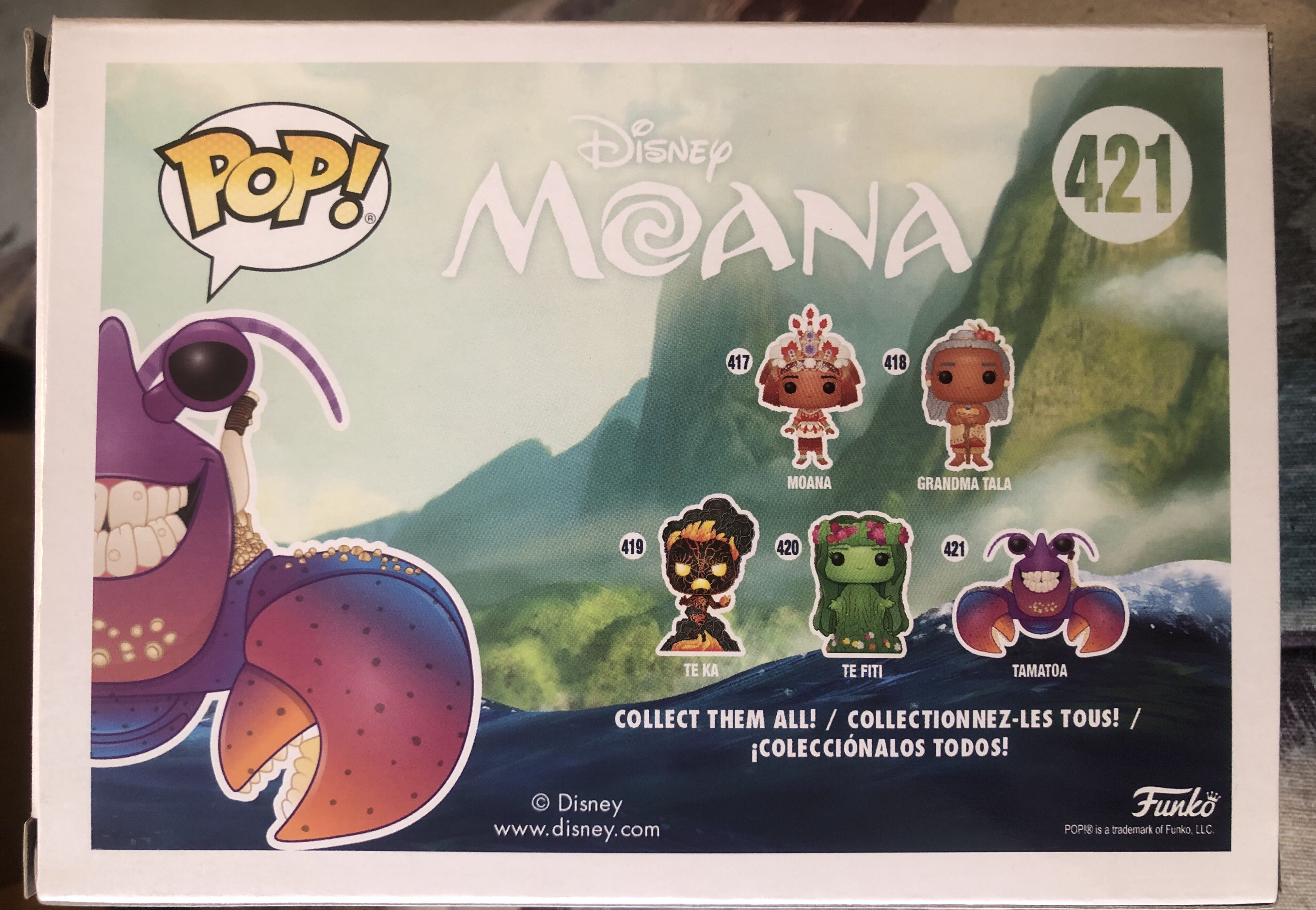 Tamatoa - Moana vinyl figure collectible [Barcode 889698304467] - Main Image 2