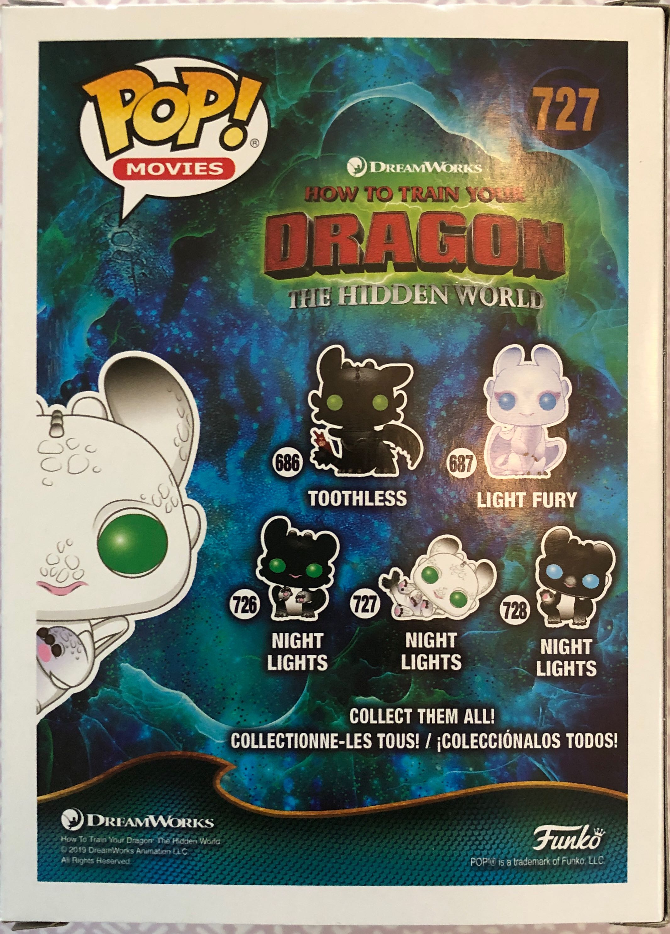 Night Lights - How to Train Your Dragon vinyl figure collectible [Barcode 889698363761] - Main Image 2