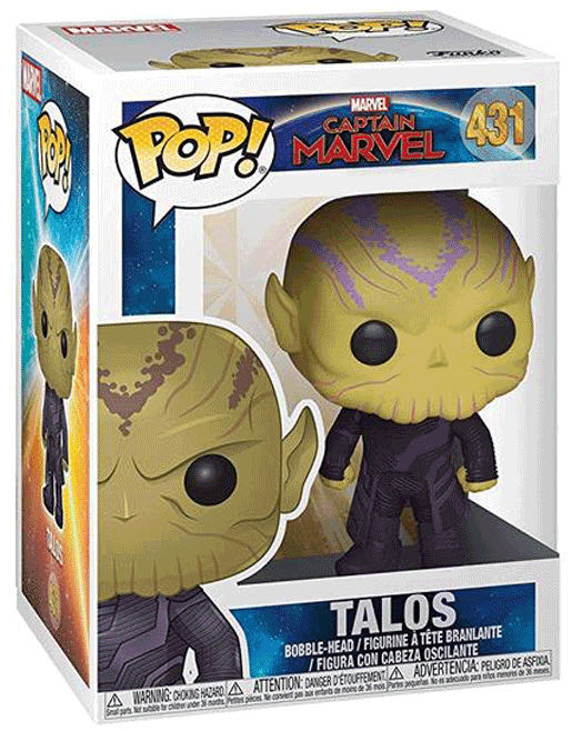 Talos - Captain Marvel vinyl figure collectible [Barcode 889698363785] - Main Image 3