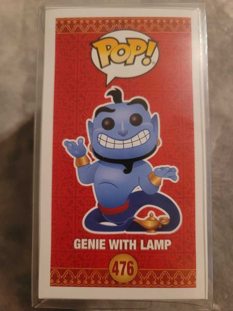 Genie with Lamp (Glow) Dmg - Aladdin vinyl figure collectible [Barcode 889698357593] - Main Image 3
