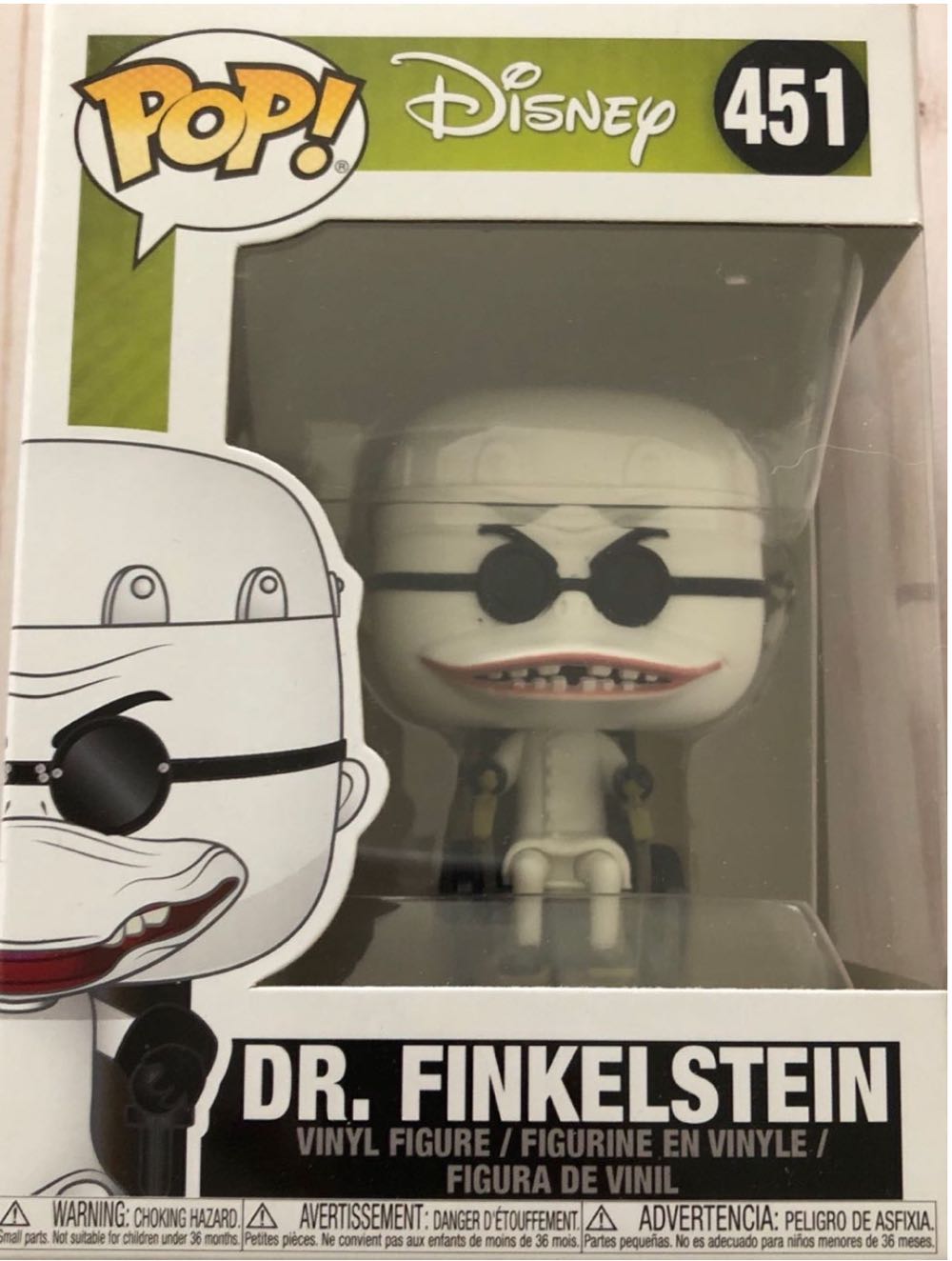 Dr. Finkelsten - The Nightmare Before Christmas vinyl figure collectible [Barcode 889698328395] - Main Image 3
