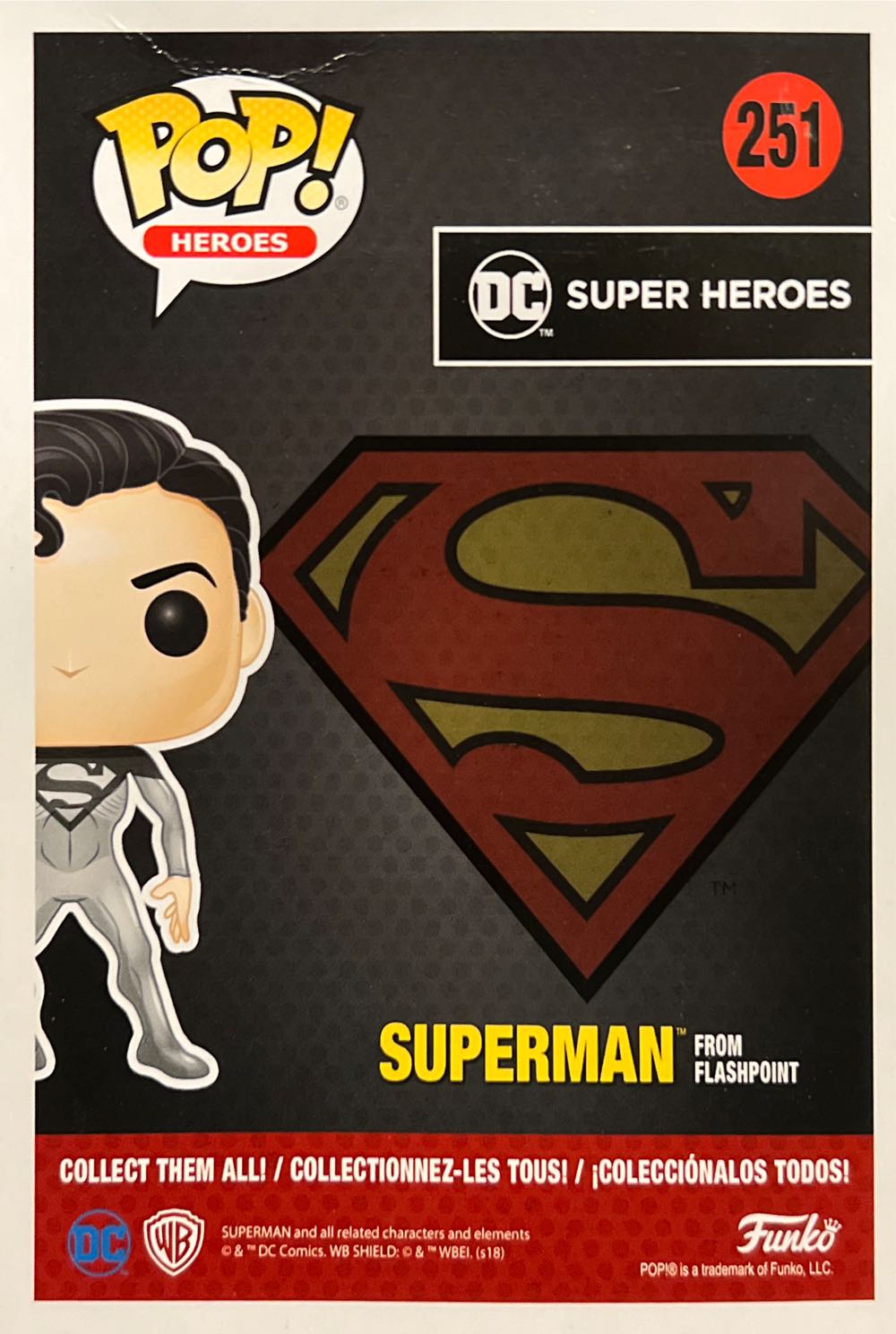 Superman From Flashpoint - DC: Superheroes vinyl figure collectible [Barcode 11502768] - Main Image 3