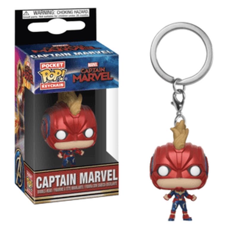 Captain Marvel Masked Pocket POP! - Marvel Universe vinyl figure collectible [Barcode 889698364393] - Main Image 2