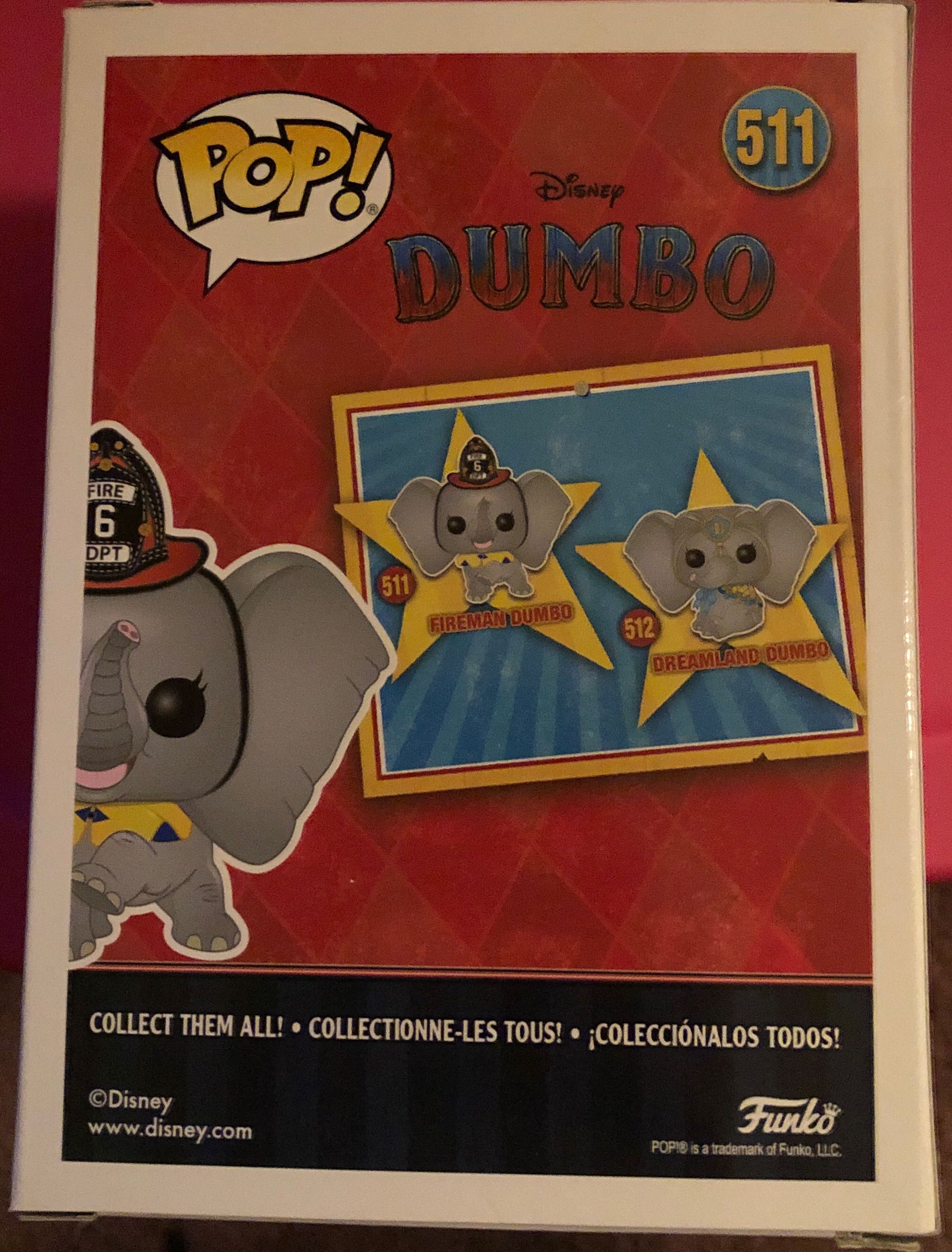 Fireman Dumbo (Live Action) - Disney vinyl figure collectible [Barcode 889698342162] - Main Image 2