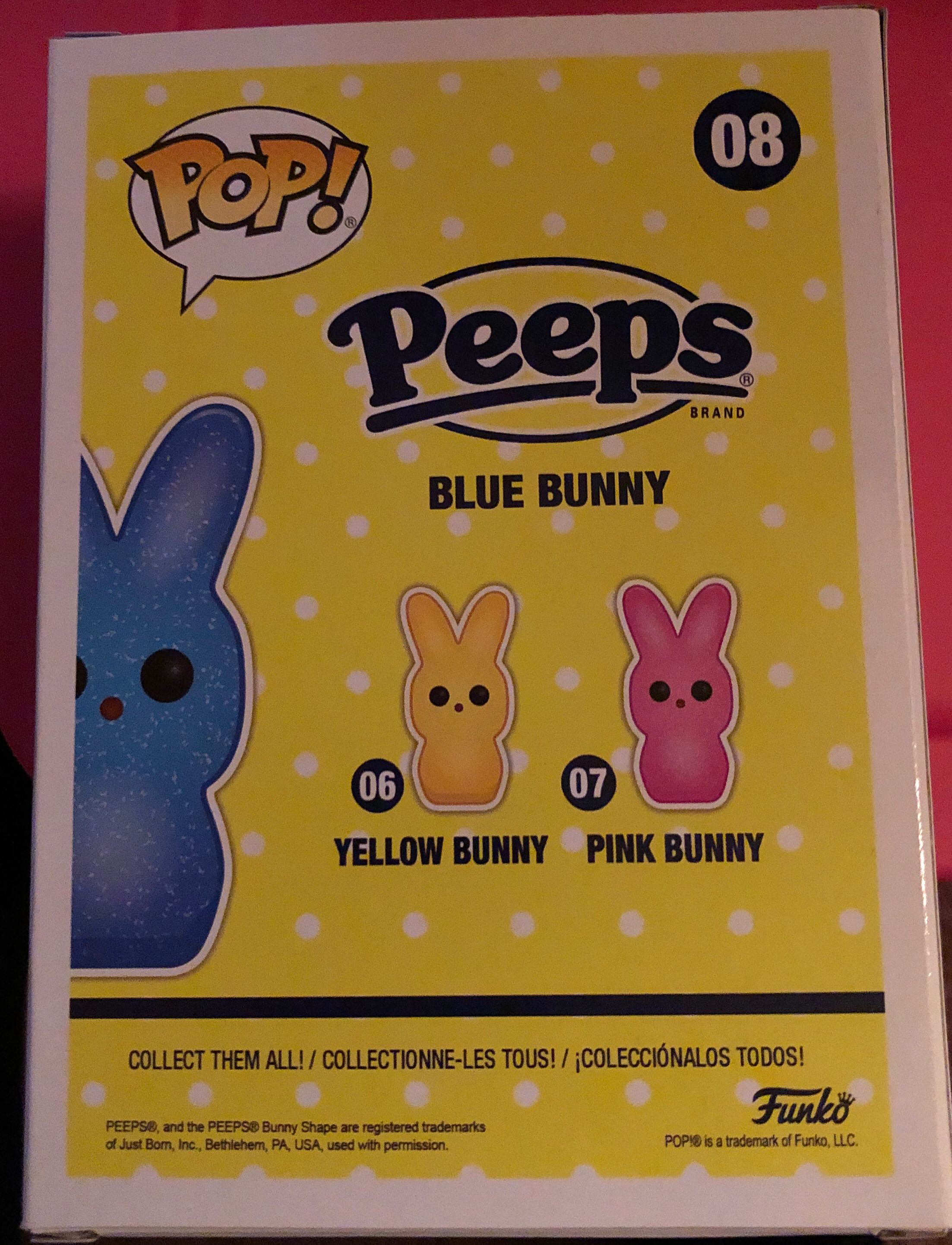 Peeps Blue Bunny  vinyl figure collectible [Barcode 889698370974] - Main Image 2