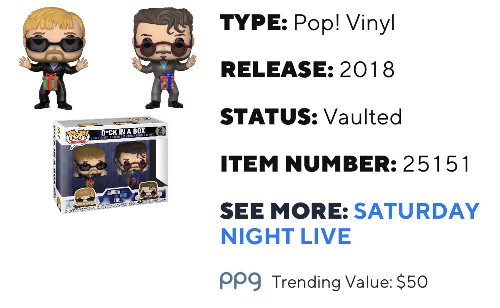 Saturday Night Live: D*ck In A Box  vinyl figure collectible [Barcode 889698251518] - Main Image 3