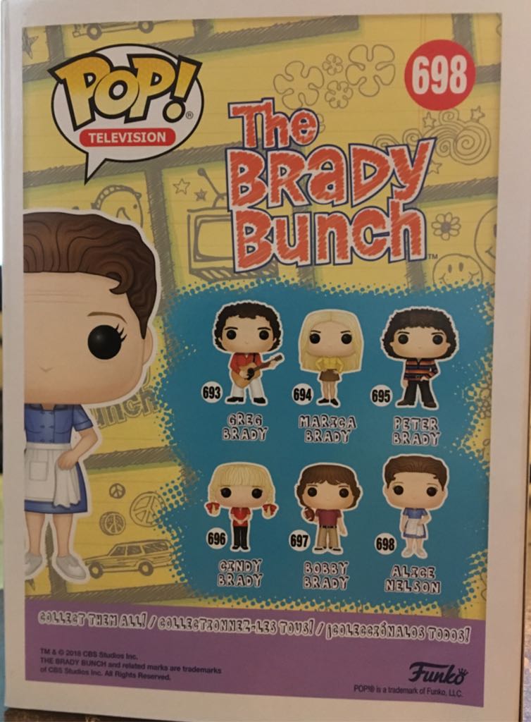 Alice Nelson - The Brady Bunch vinyl figure collectible [Barcode 889698339605] - Main Image 2