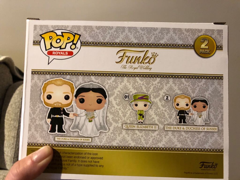 The Duke & Duchess Of Sussex - The Royal Family vinyl figure collectible [Barcode 889698357203] - Main Image 2