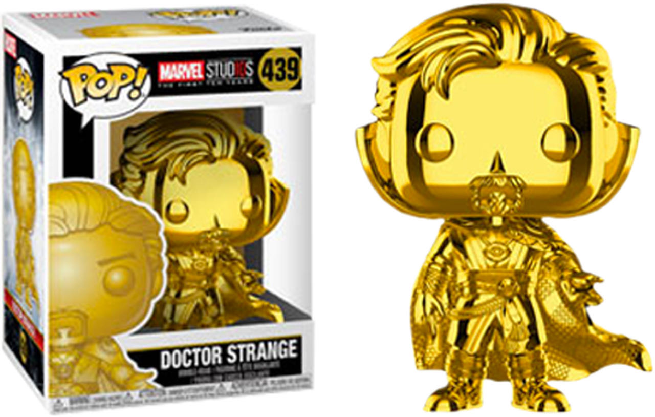 Doctor Strange - 439  - (golden Edition) Marvel Studios - The First Ten Years - Funko Pop - Marvel Universe vinyl figure collectible [Barcode 889698384810] - Main Image 2