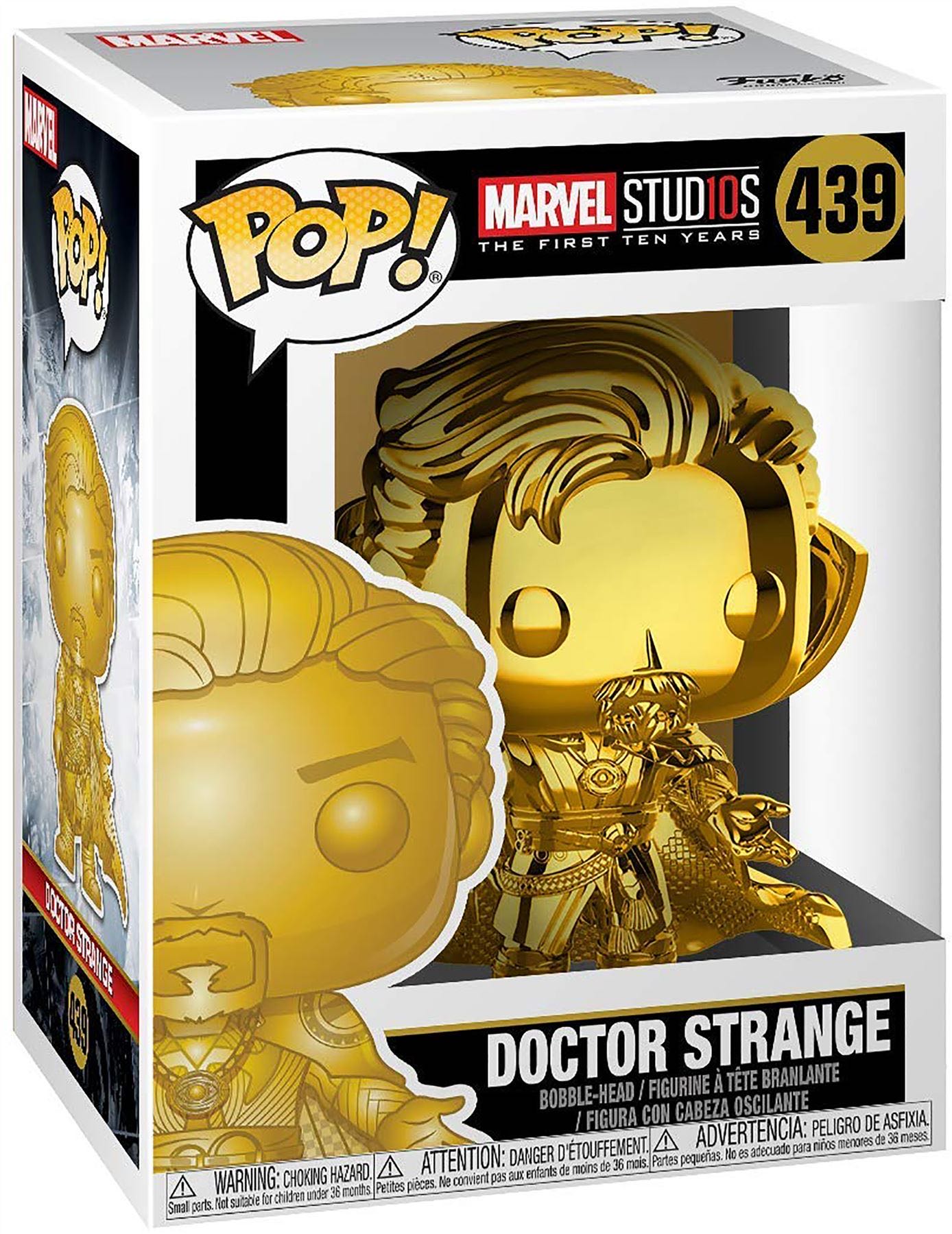 Doctor Strange - 439  - (golden Edition) Marvel Studios - The First Ten Years - Funko Pop - Marvel Universe vinyl figure collectible [Barcode 889698384810] - Main Image 3