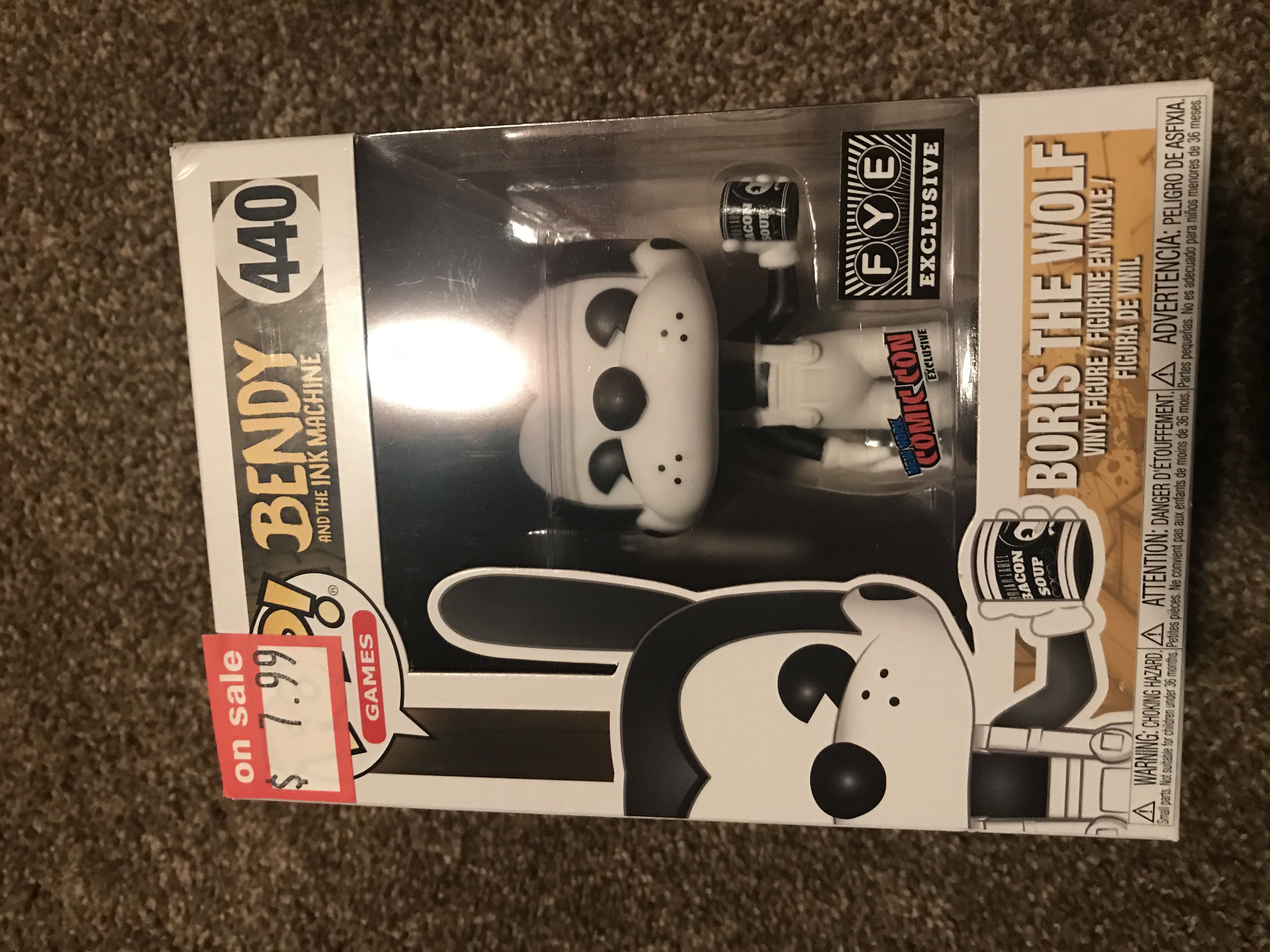 Boris The Wolf - Bendy and the Ink Machine vinyl figure collectible [Barcode 889698306249] - Main Image 1