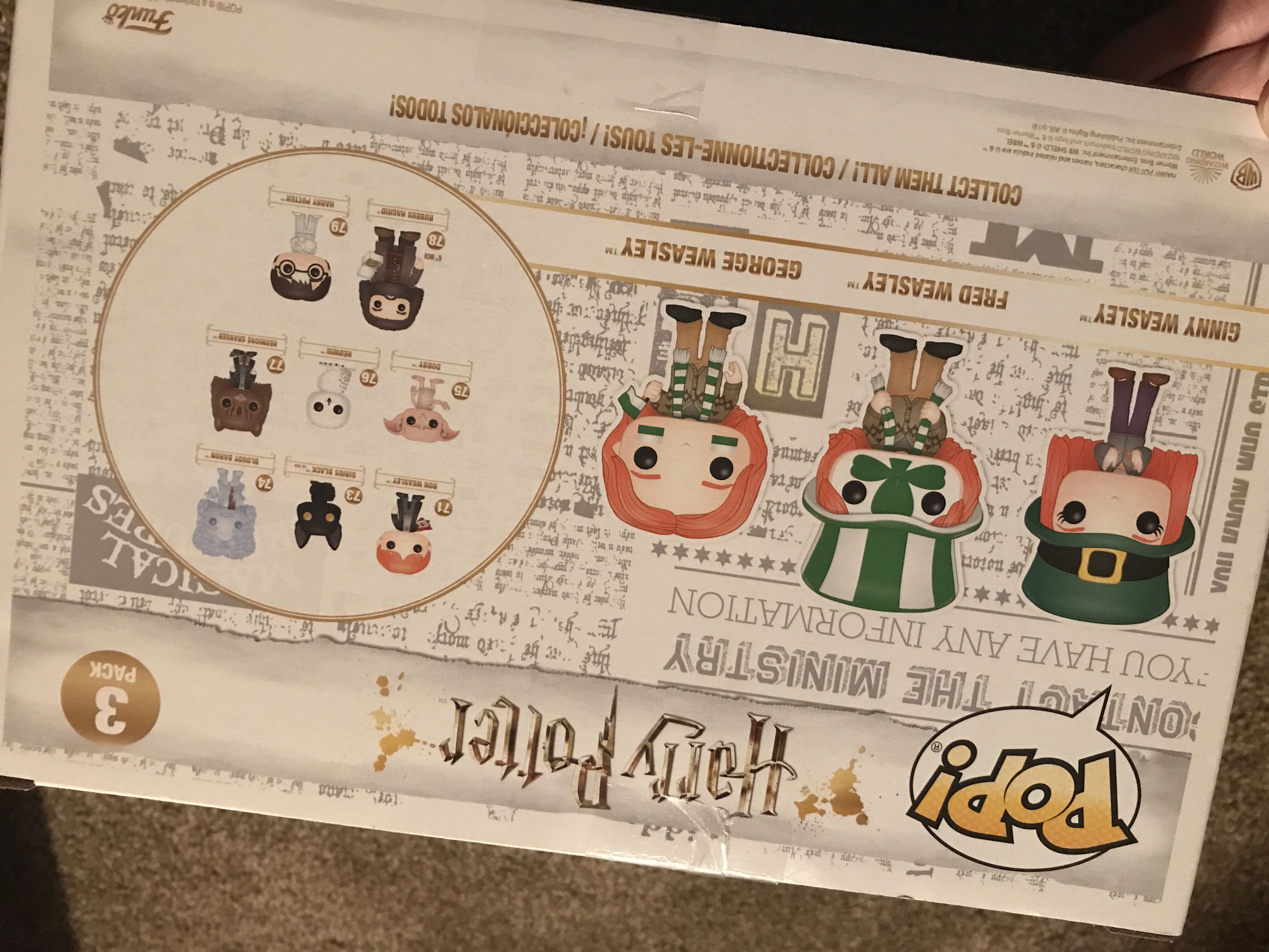 Ginny, Fred & George (Quidditch World Cup) - Harry Potter vinyl figure collectible [Barcode 889698372091] - Main Image 3