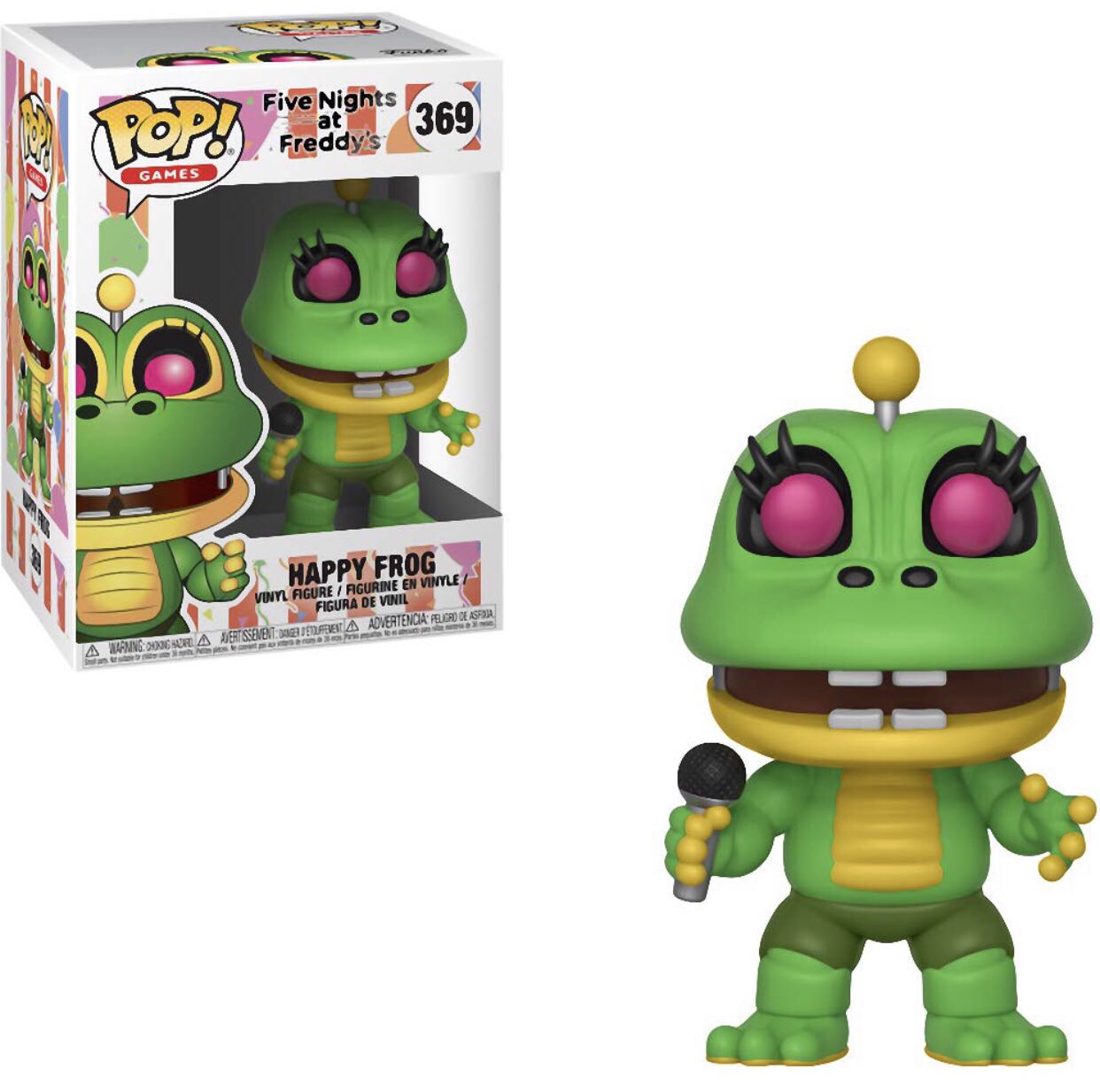 Happy Frog - Five Nights at Freddy’s vinyl figure collectible [Barcode 889698320627] - Main Image 2