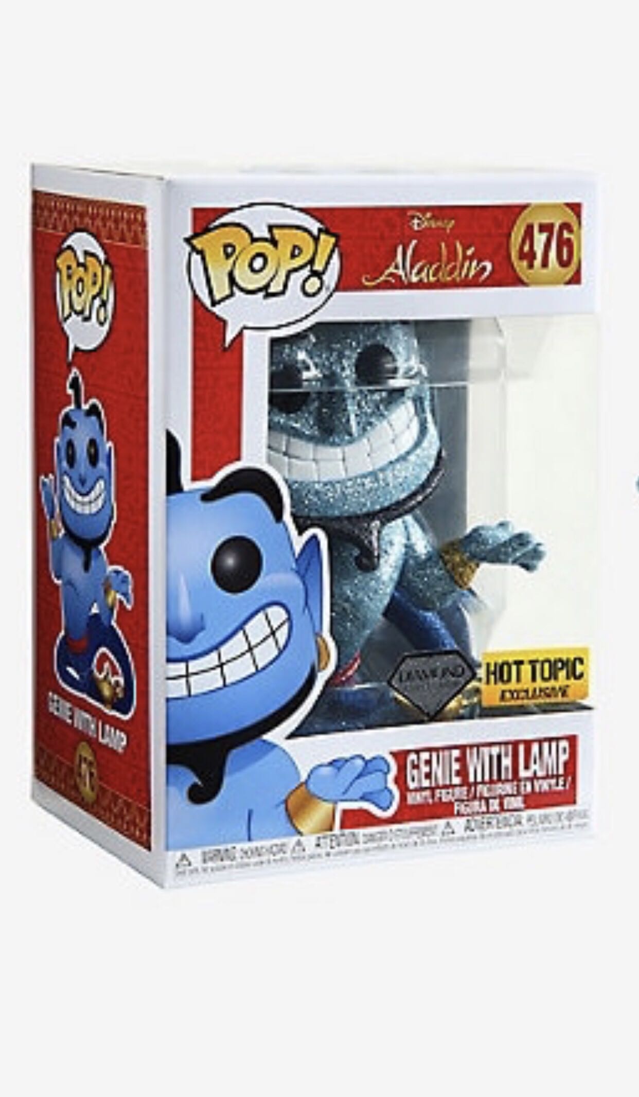 Genie With Lamp - Aladdin vinyl figure collectible [Barcode 889698380638] - Main Image 3