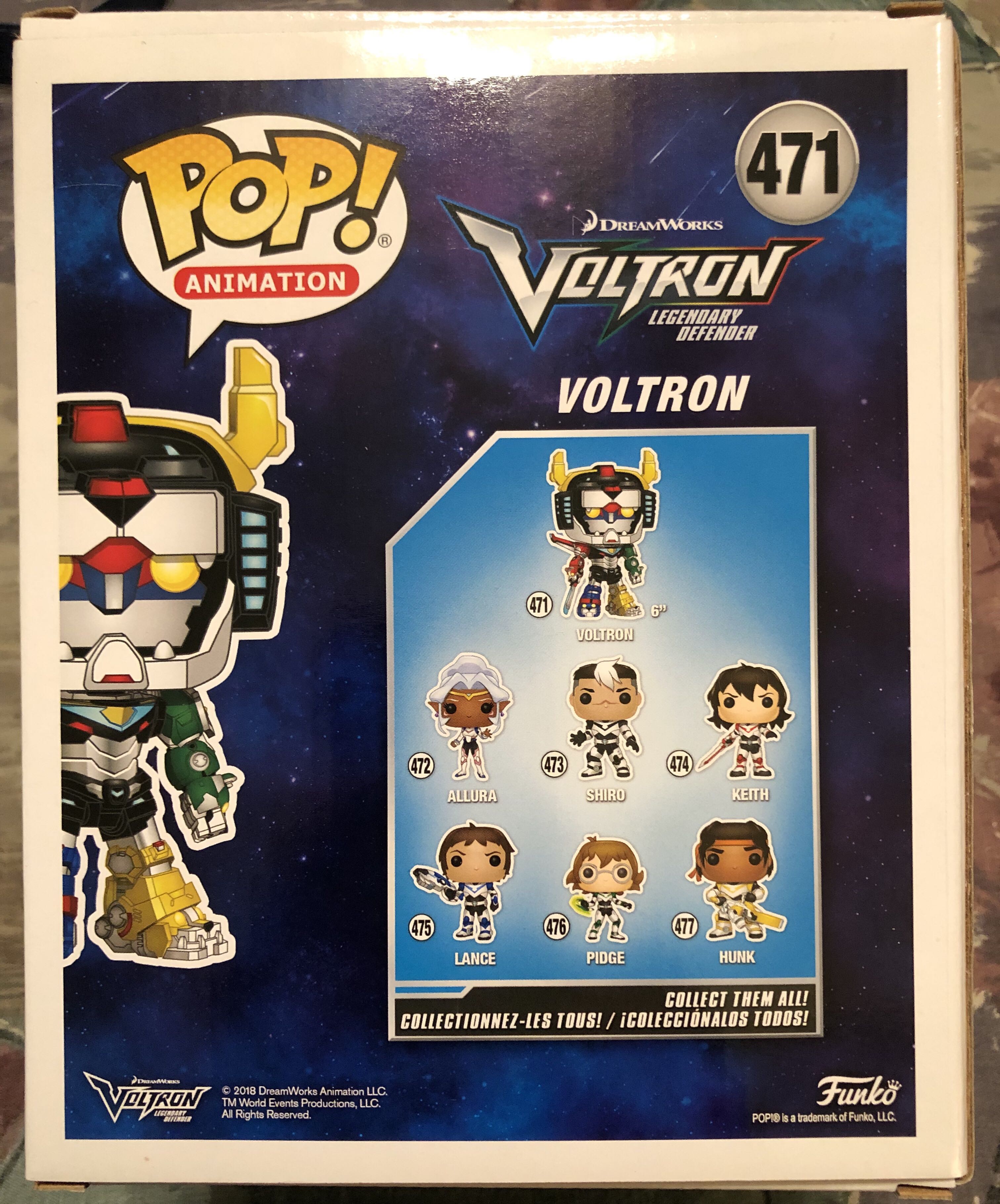 Voltron: Voltron - Voltron vinyl figure collectible [Barcode 889698379755] - Main Image 2