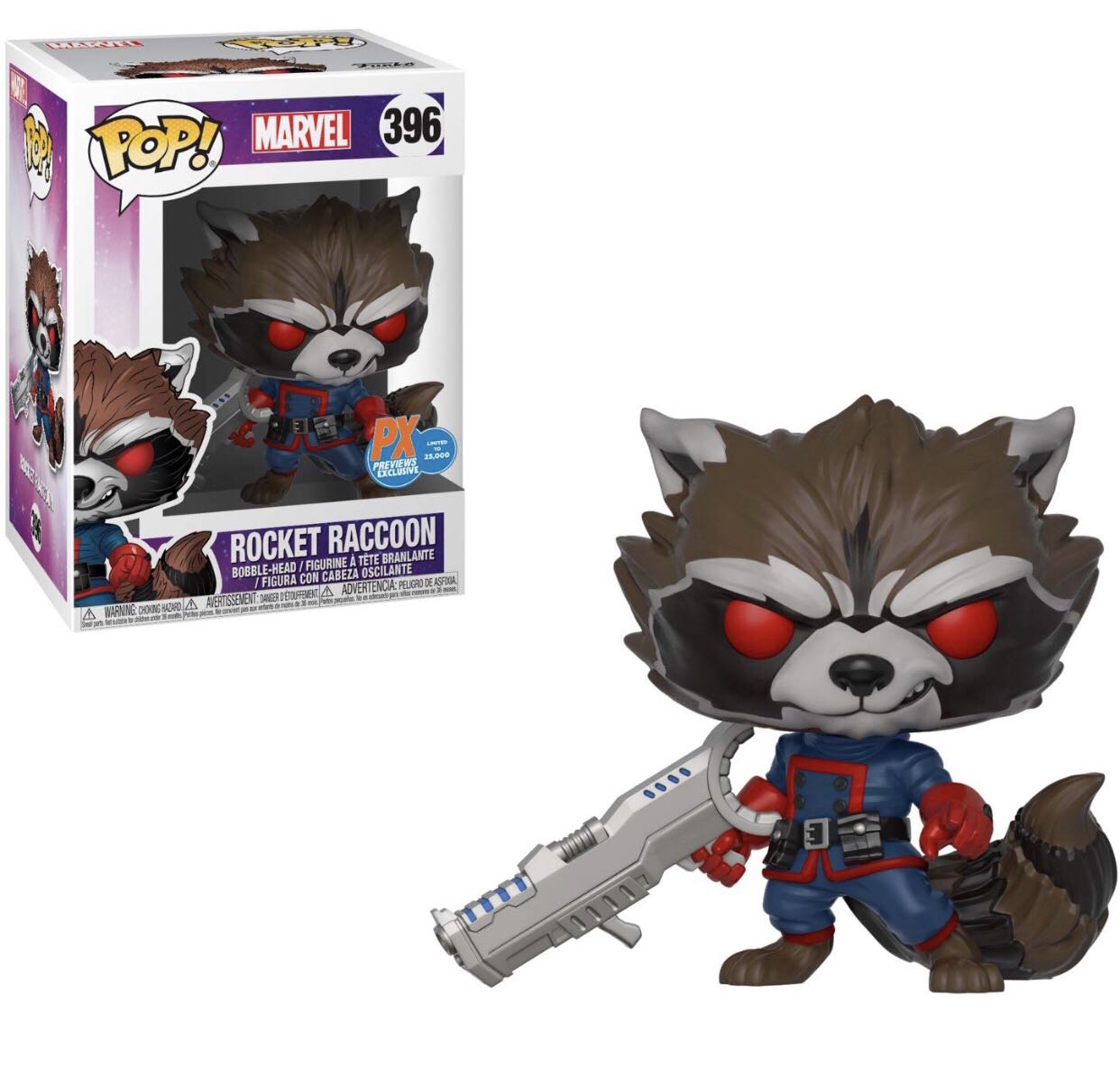 Rocket Raccoon - Guardians of the Galaxy vinyl figure collectible [Barcode 889698344616] - Main Image 2