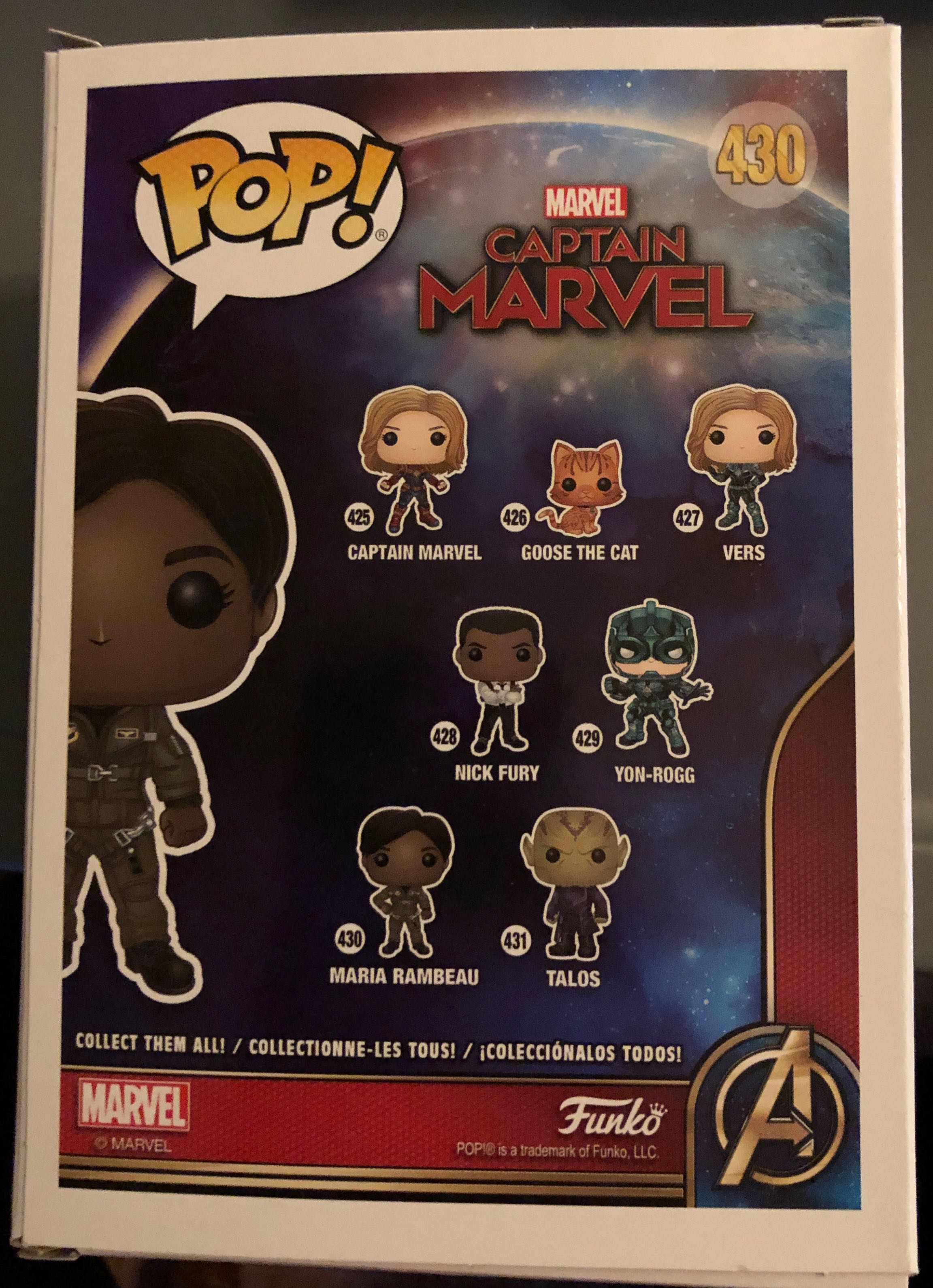 Maria Rambeau - Captain Marvel vinyl figure collectible [Barcode 889698375856] - Main Image 2