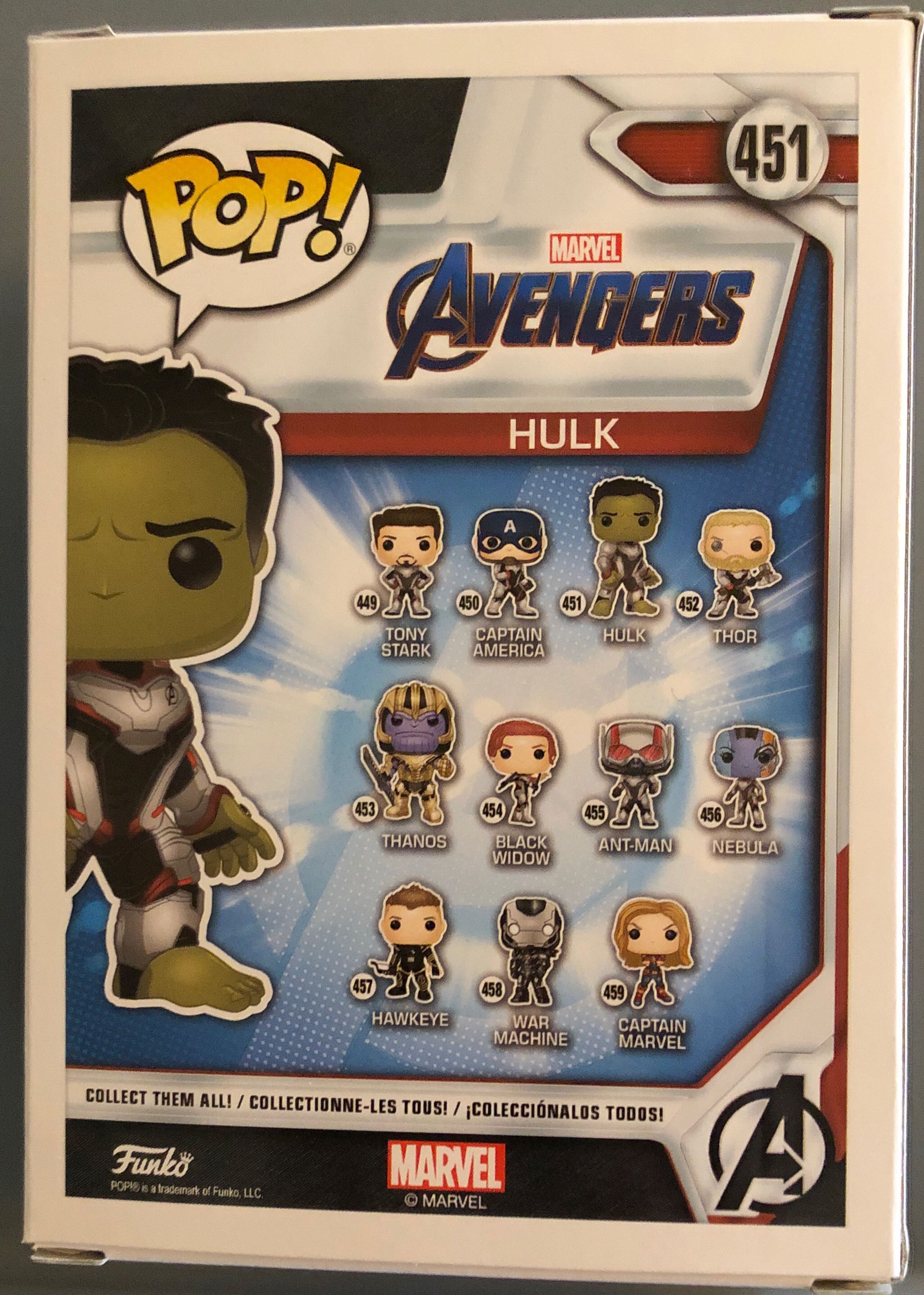 Hulk - Avengers: Endgame vinyl figure collectible [Barcode 889698366595] - Main Image 2