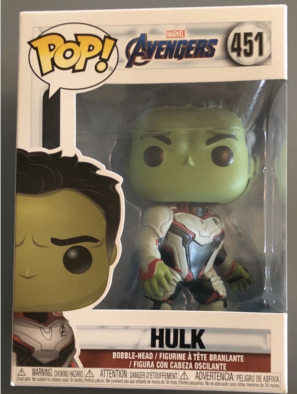 Hulk - Avengers: Endgame vinyl figure collectible [Barcode 889698366595] - Main Image 3