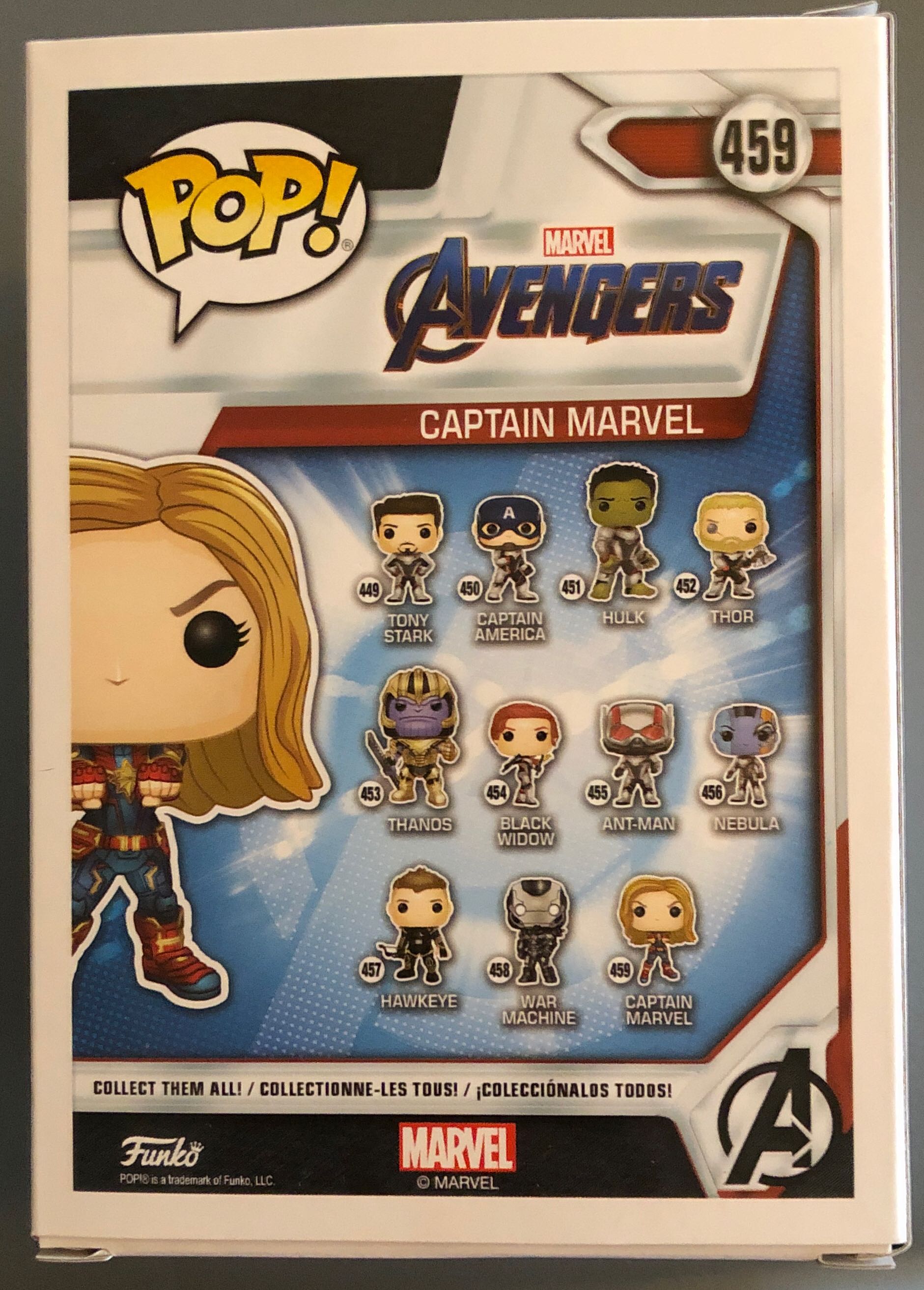 Captain Marvel - Avengers vinyl figure collectible [Barcode 889698366755] - Main Image 2