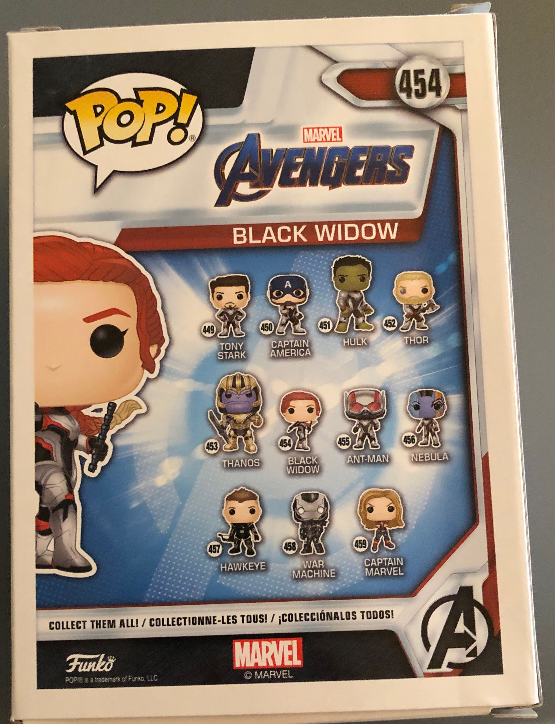 Black Widow - Avengers: Endgame vinyl figure collectible [Barcode 889698366656] - Main Image 2