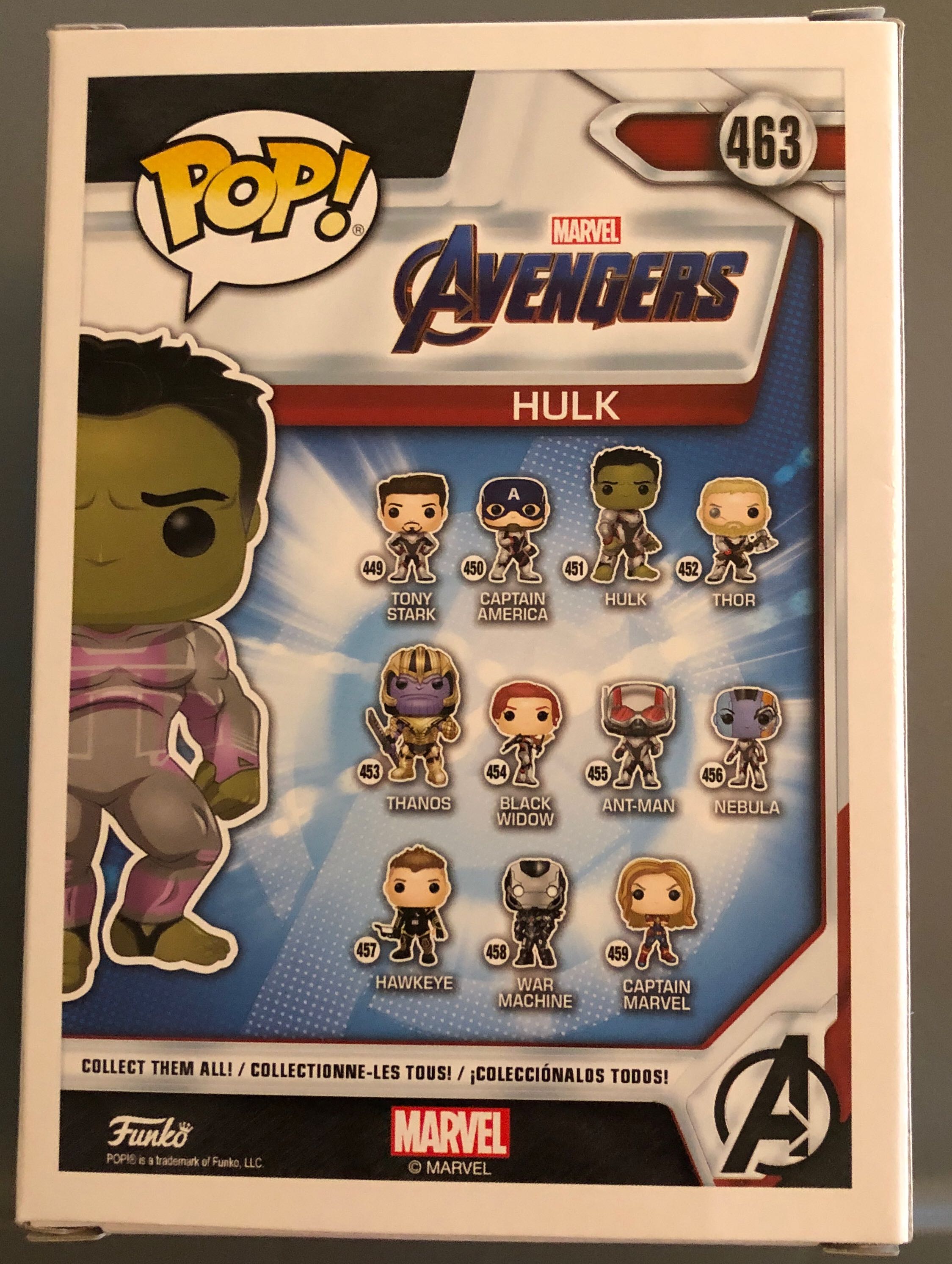 Hulk - Avengers: Endgame vinyl figure collectible [Barcode 889698366717] - Main Image 2