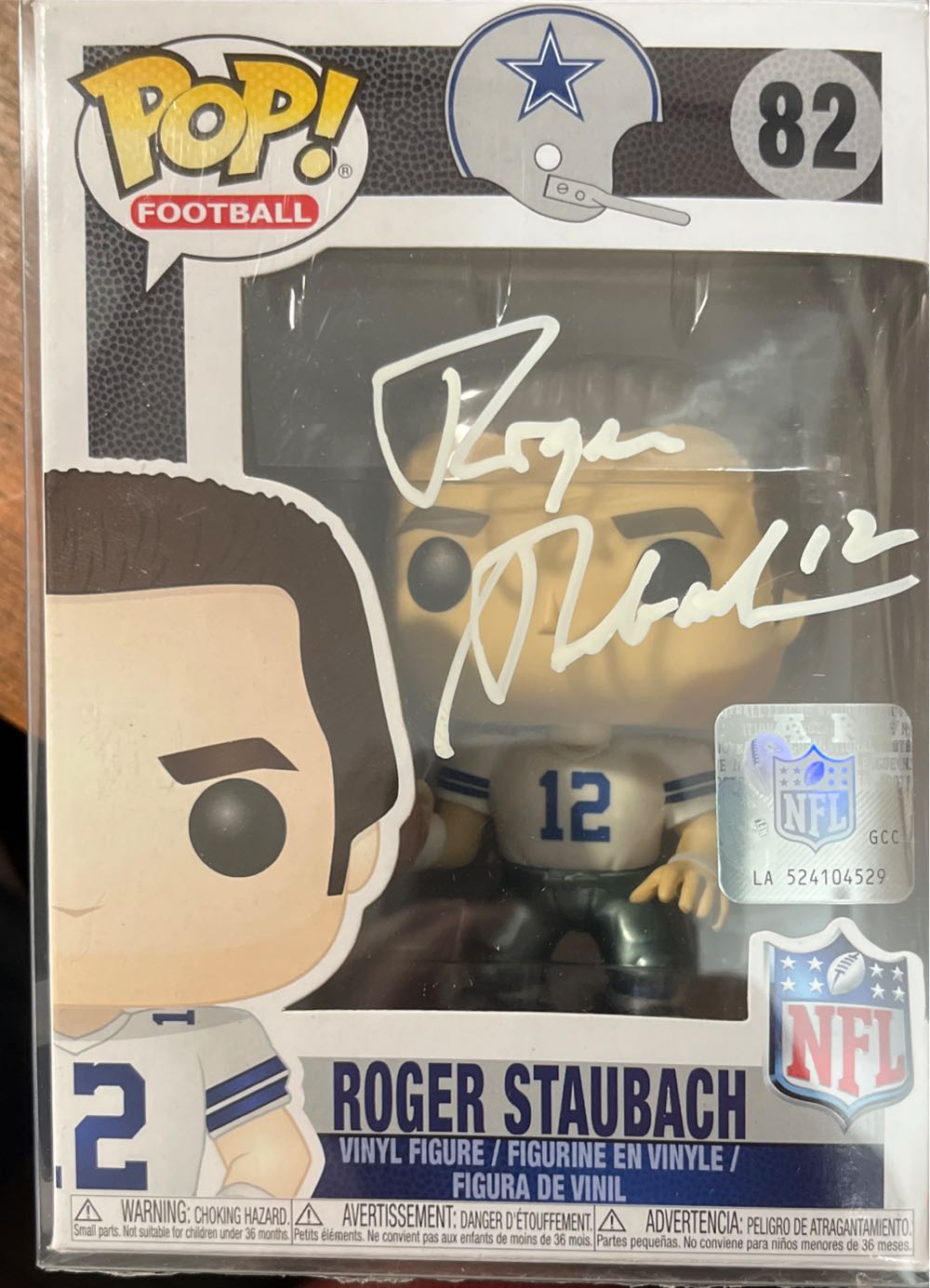 Roger Staubach Dallas Cowboys - NFL vinyl figure collectible [Barcode 889698202008] - Main Image 2
