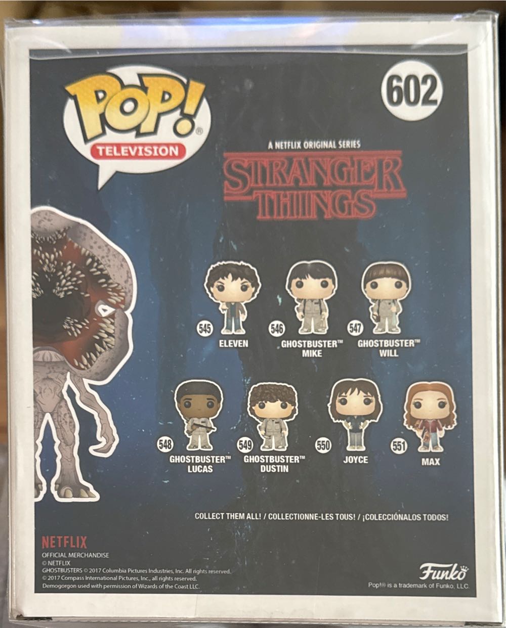 Demogorgon Stranger Things 2:  602 Demogorgon (6inch) - Stranger Things vinyl figure collectible [Barcode 889698286336] - Main Image 4