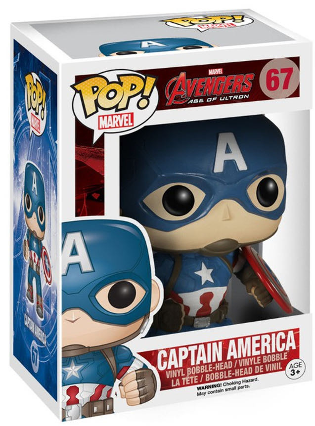 Avengers Age Of Ultron - Captain America - Marvel Universe vinyl figure collectible [Barcode 849803047788] - Main Image 2