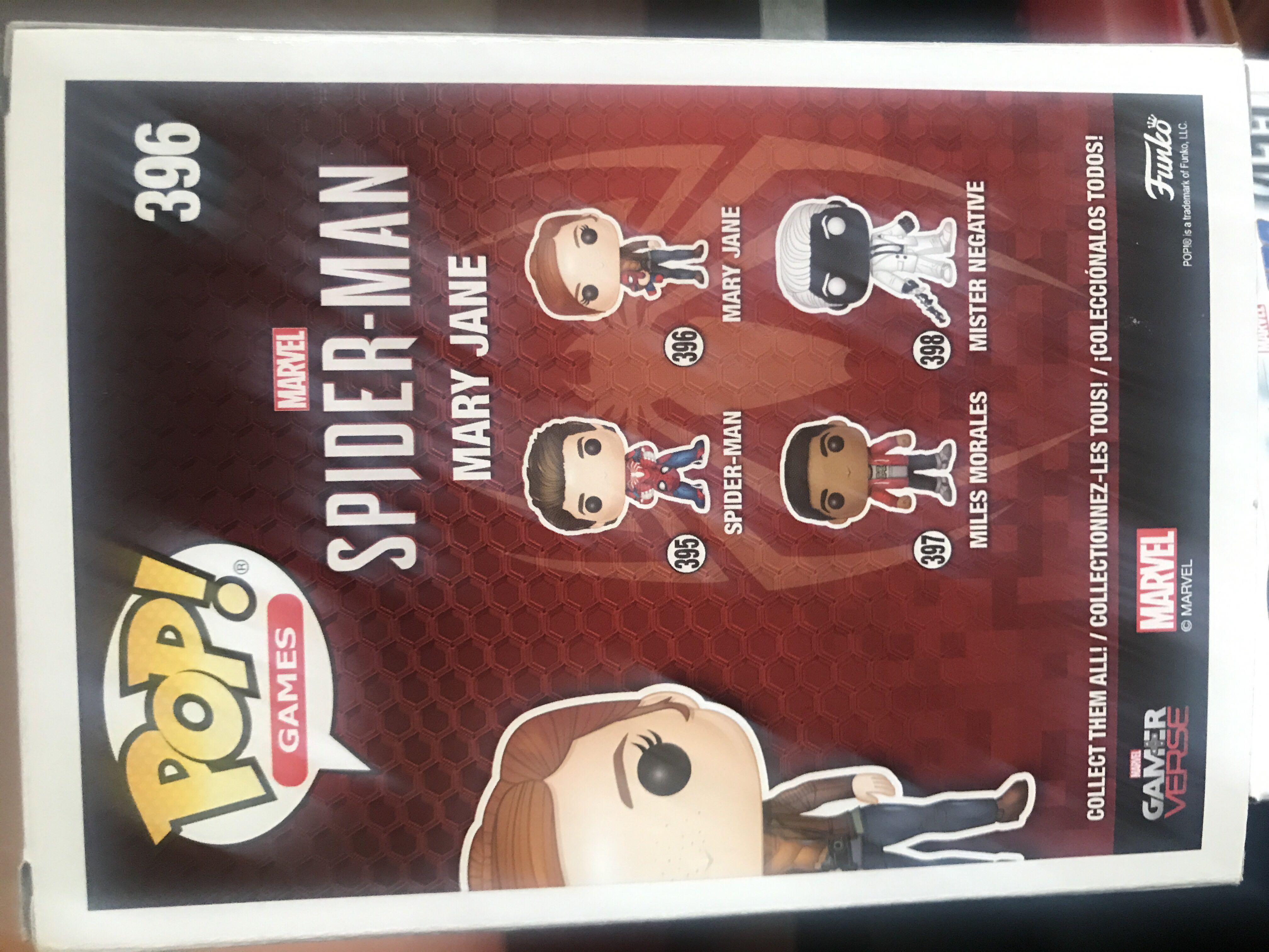 Mary Jane Pop! 396 (Gamerverse) - Spider-Man vinyl figure collectible [Barcode 889698306829] - Main Image 2