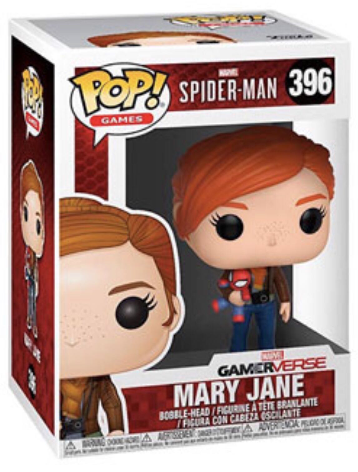 Mary Jane Pop! 396 (Gamerverse) - Spider-Man vinyl figure collectible [Barcode 889698306829] - Main Image 3