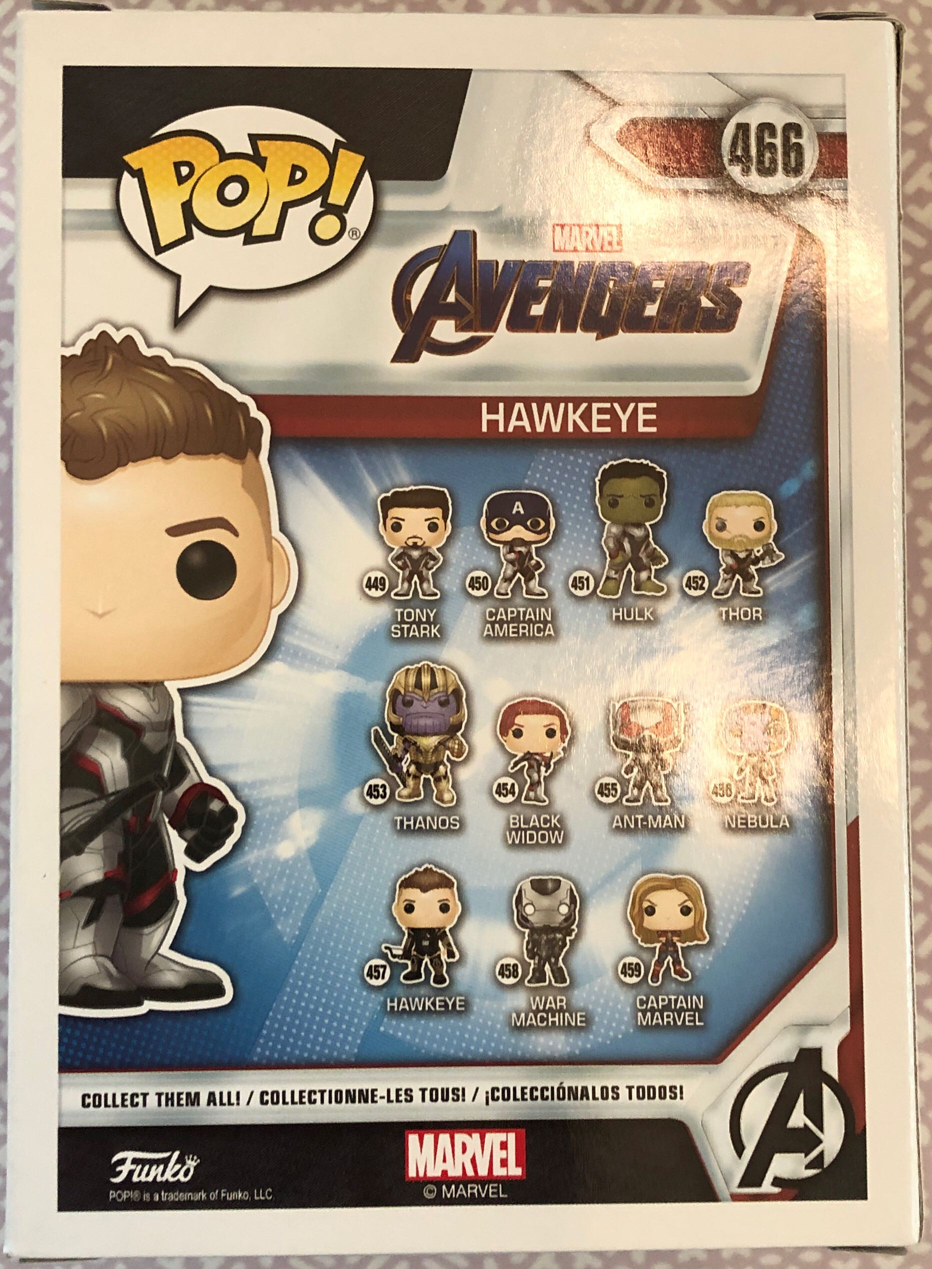 Hawkeye  - Marvel Universe vinyl figure collectible [Barcode 889698366649] - Main Image 2