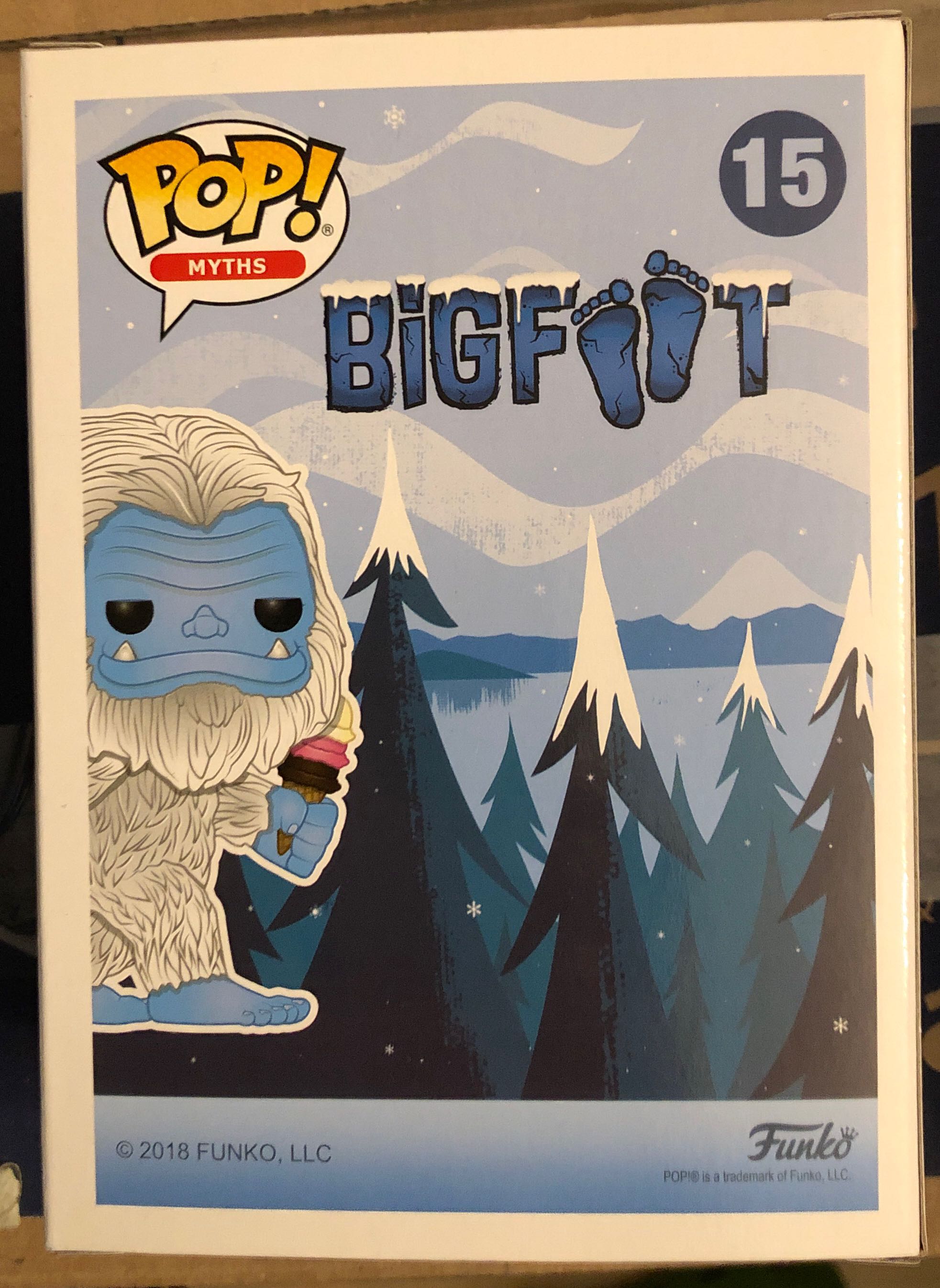 Bigfoot (Snowy) - Funko vinyl figure collectible [Barcode 889698321068] - Main Image 2
