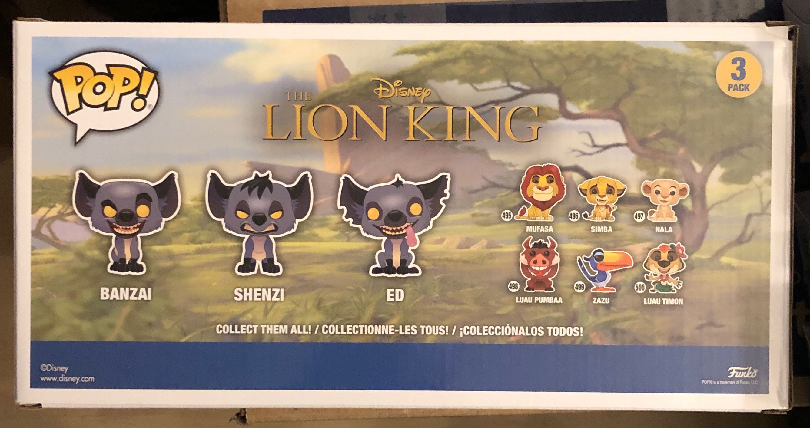 Banzai, Shenzi & Ed - The Lion King vinyl figure collectible [Barcode 889698364102] - Main Image 2