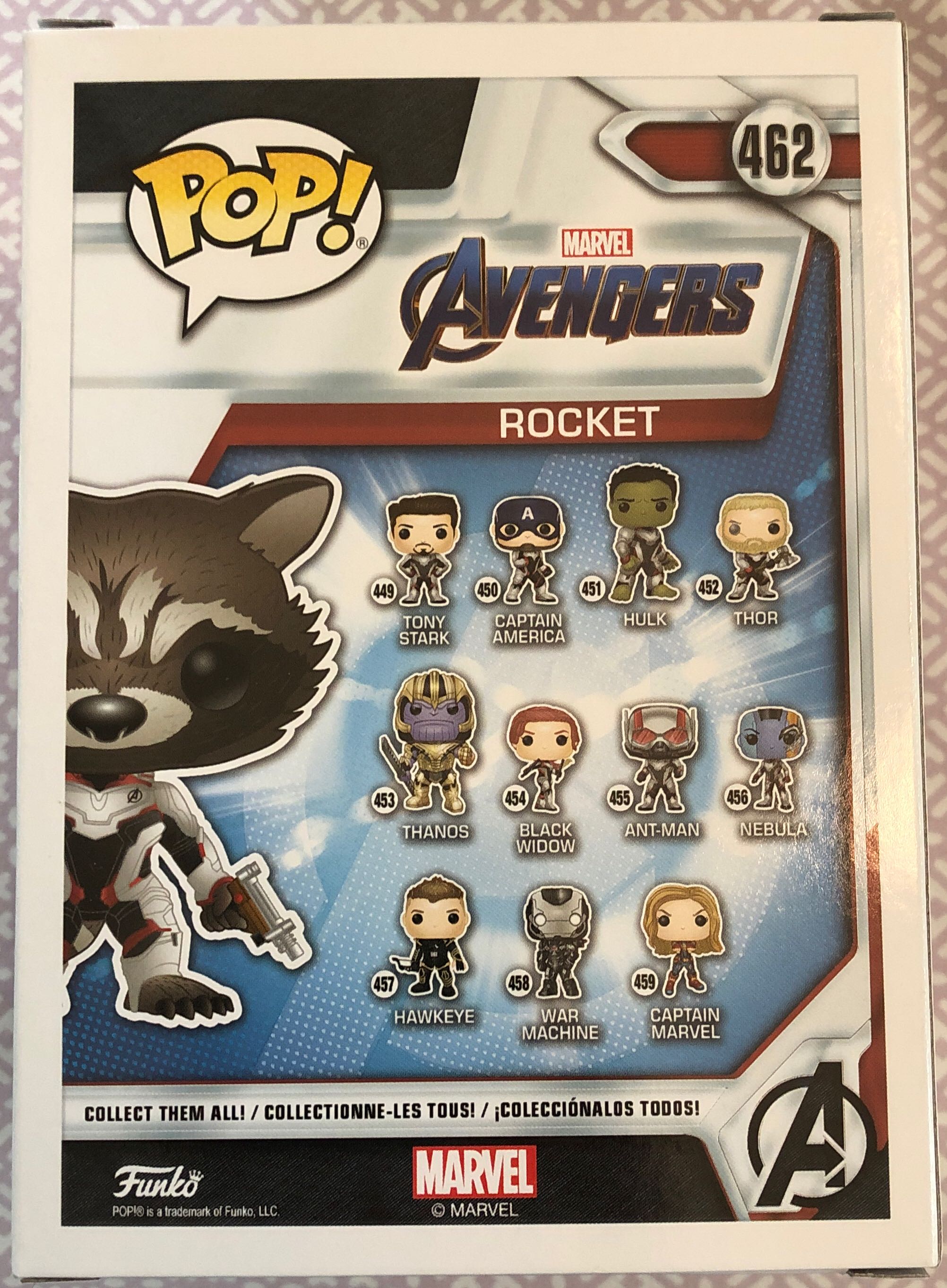 Rocket - Avengers: Endgame vinyl figure collectible [Barcode 889698366687] - Main Image 2