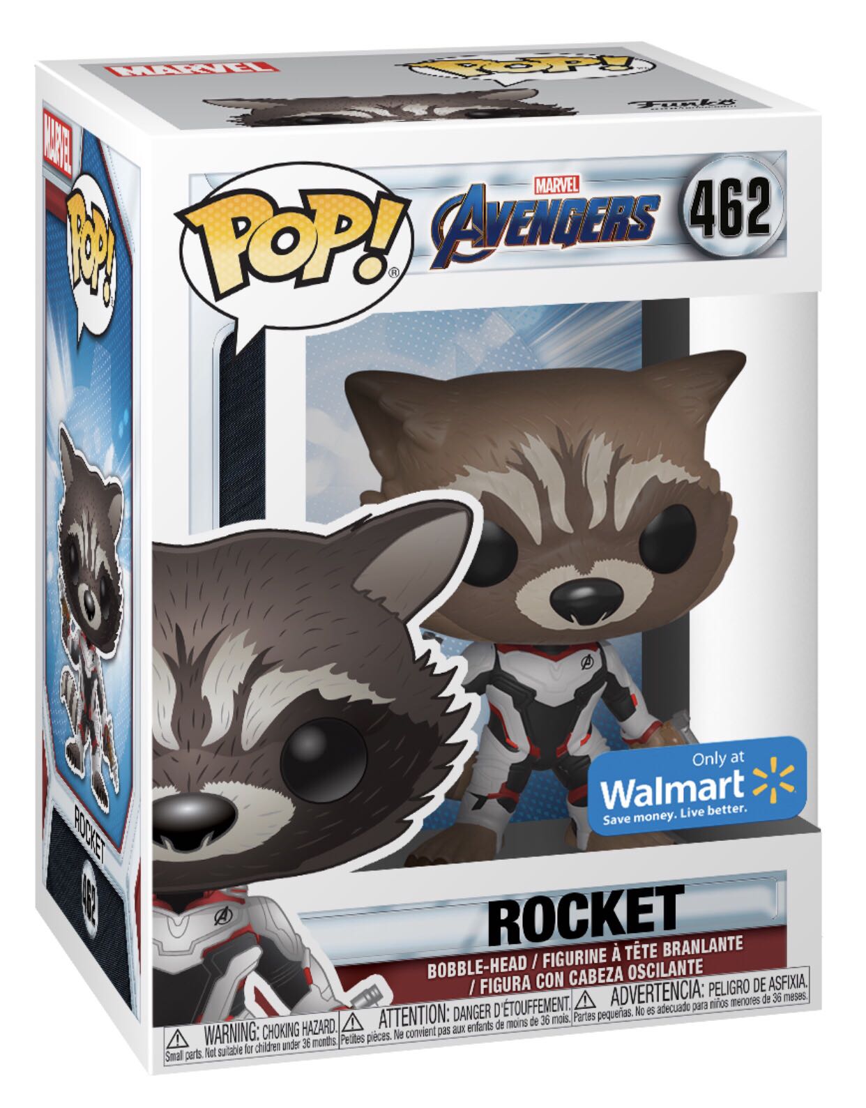 Rocket - Avengers: Endgame vinyl figure collectible [Barcode 889698366687] - Main Image 3
