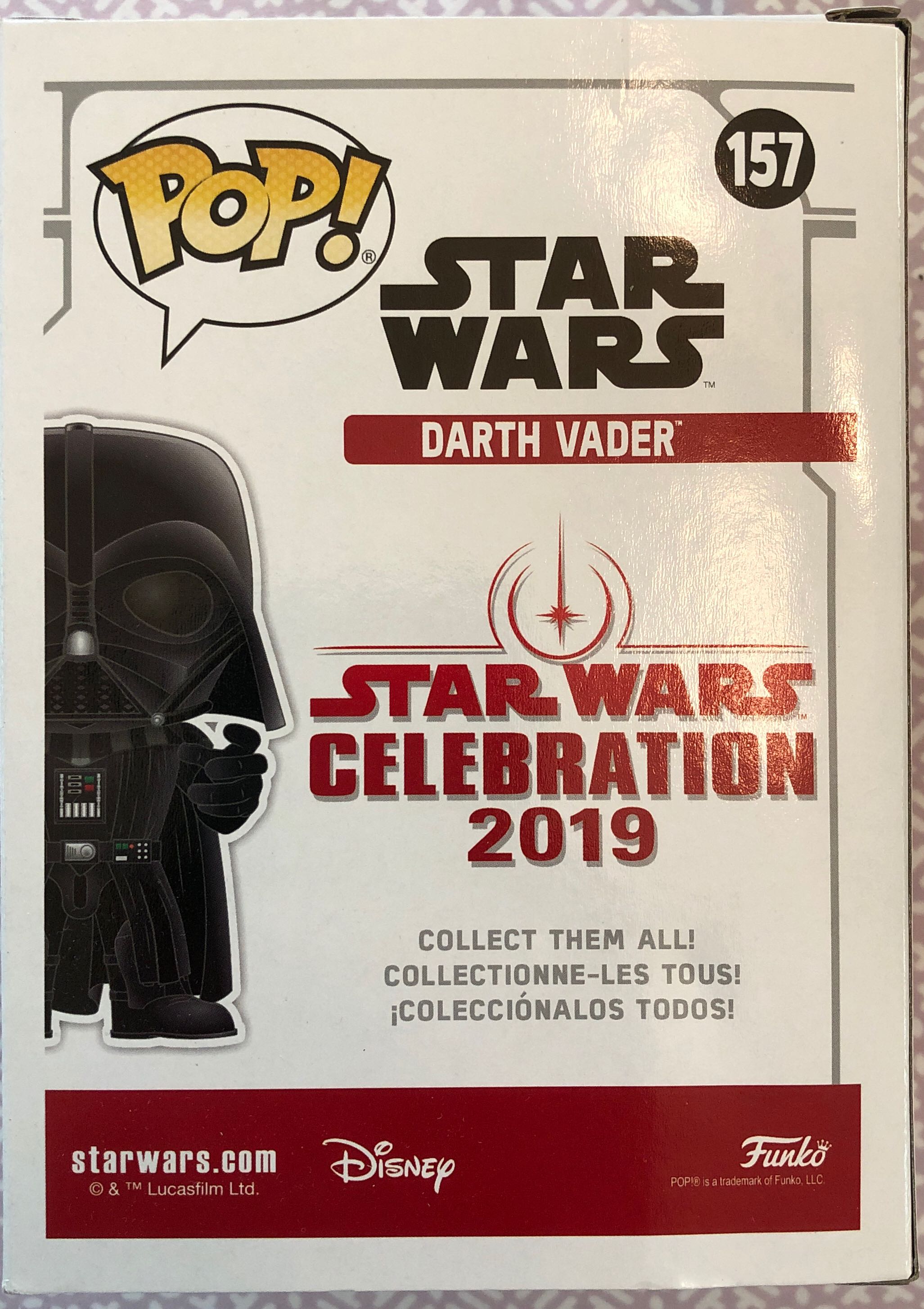 Darth Vader - Star Wars vinyl figure collectible [Barcode 889698376396] - Main Image 2