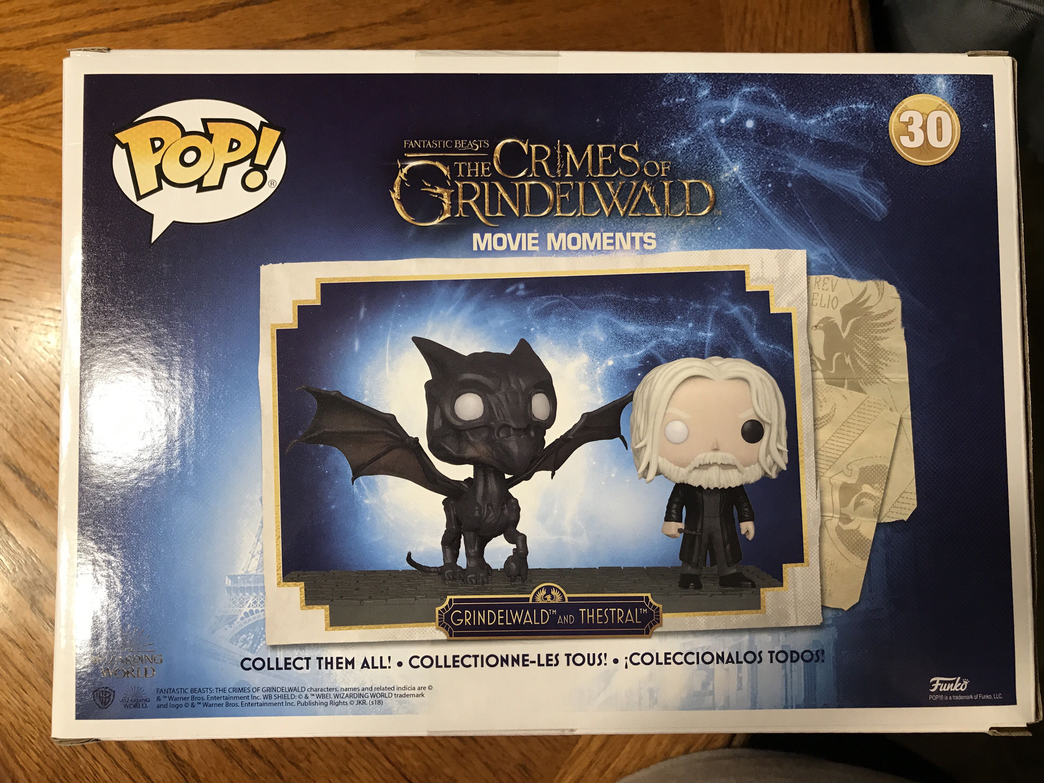 Grindelwald & Thestral - Fantastic Beasts: The Crimes of Grindelwald vinyl figure collectible [Barcode 889698337878] - Main Image 2