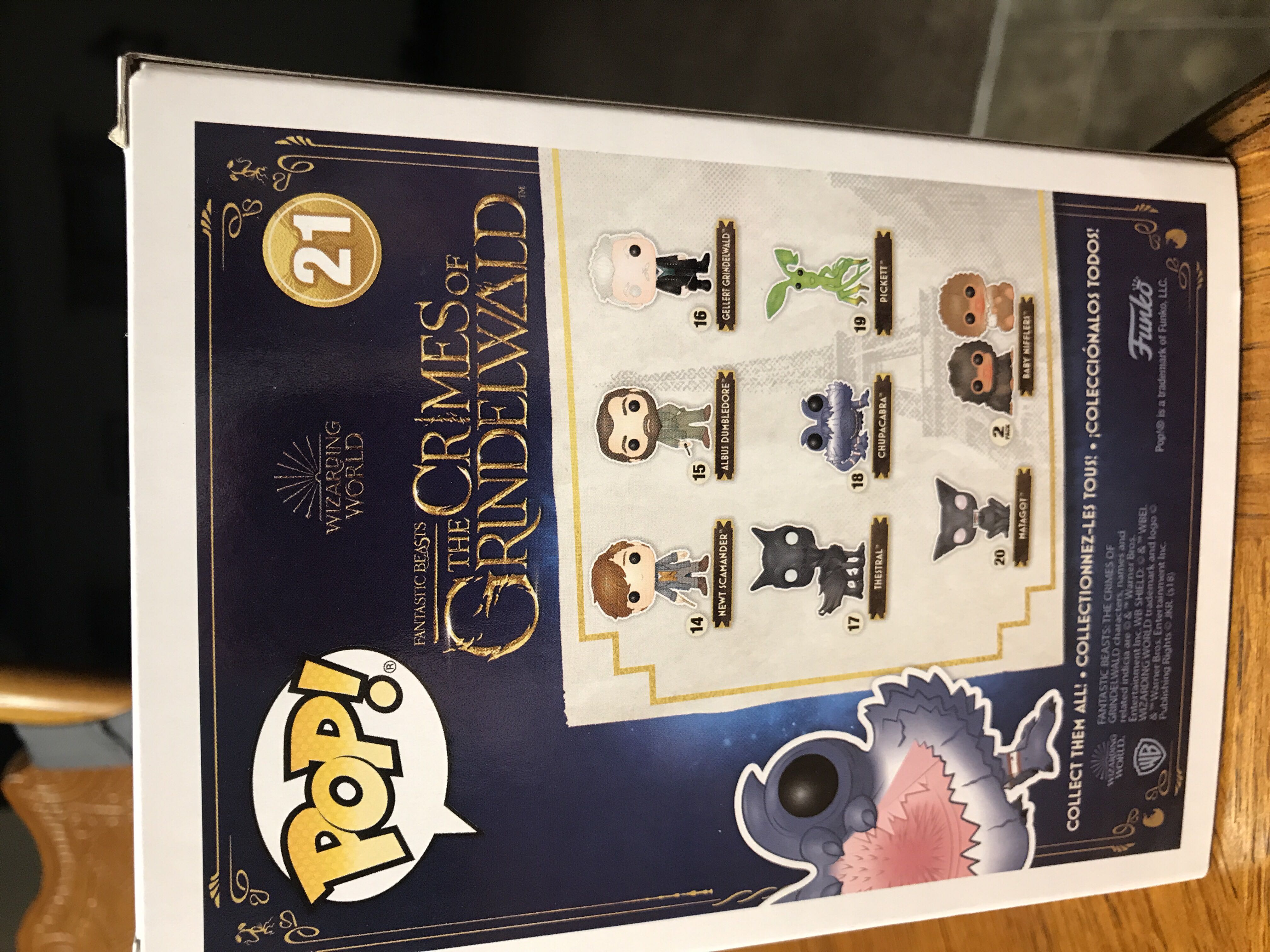 Chupacabra - Fantastic Beasts: The Crimes of Grindelwald vinyl figure collectible [Barcode 889698310000] - Main Image 3