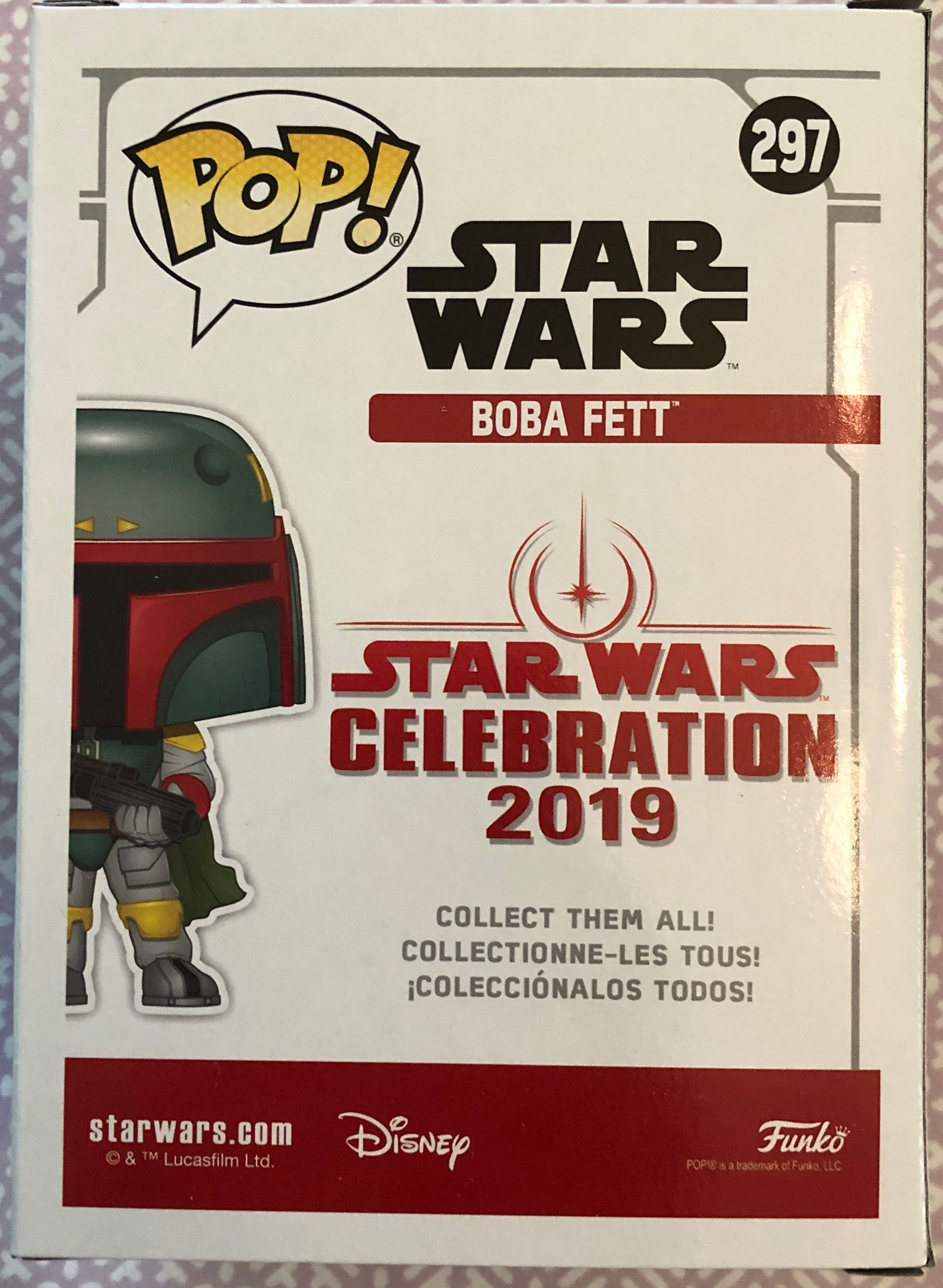 Metallic Gold Boba Fett - Star Wars vinyl figure collectible [Barcode 889698376419] - Main Image 2