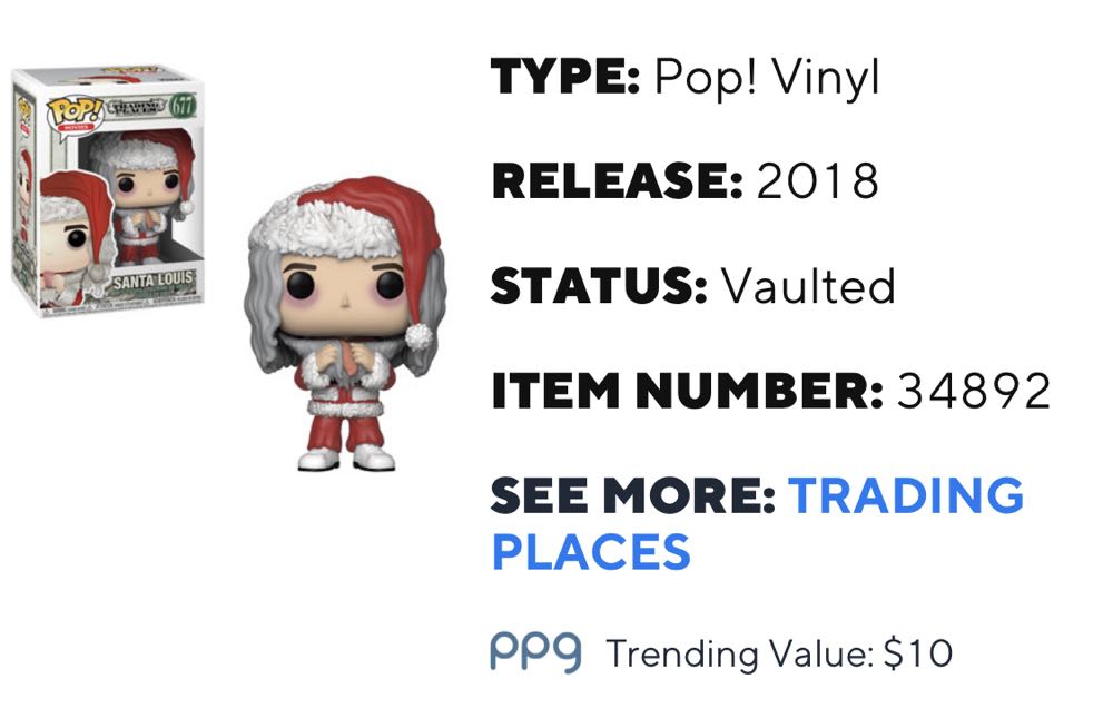 Louis Winthorpe Santa  vinyl figure collectible [Barcode 11577234] - Main Image 3