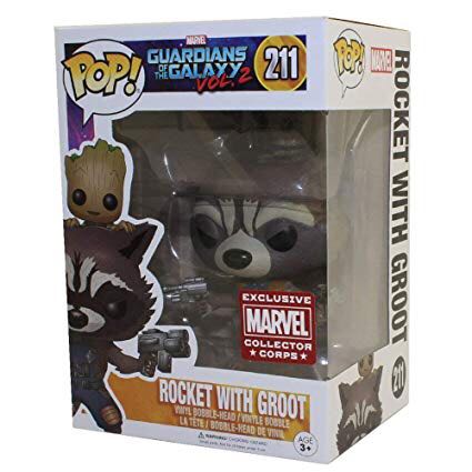 Guardians of the Galaxy: Rocket w/ Groot, #211 - Guardians of the Galaxy vinyl figure collectible - Main Image 2