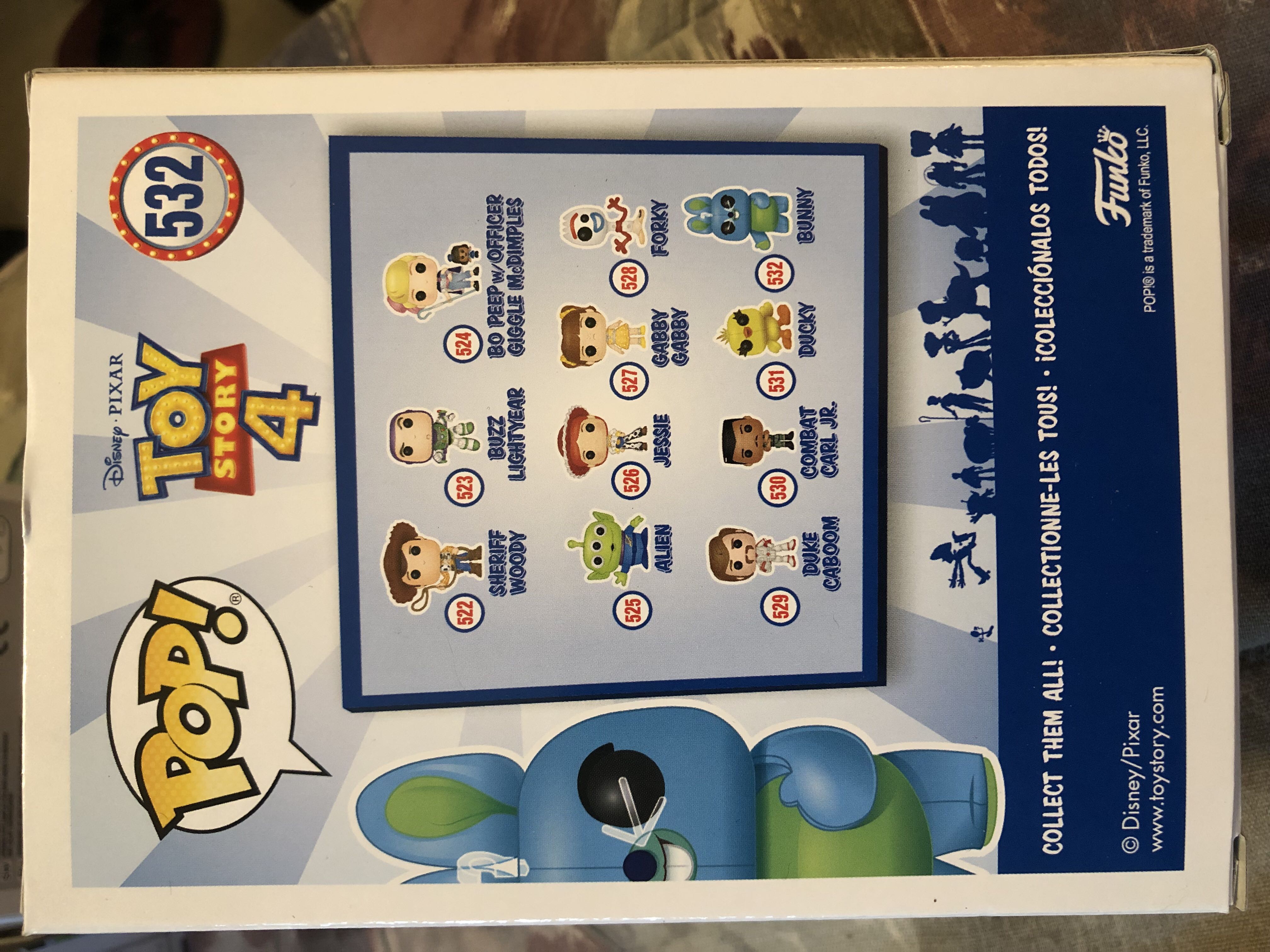 Toy Story 4: BUNNY (Flocked) (Target Exclusive) - Toy Story vinyl figure collectible [Barcode 889698374705] - Main Image 2