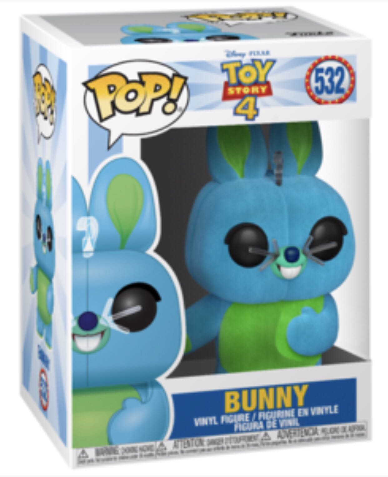 Toy Story 4: BUNNY (Flocked) (Target Exclusive) - Toy Story vinyl figure collectible [Barcode 889698374705] - Main Image 3