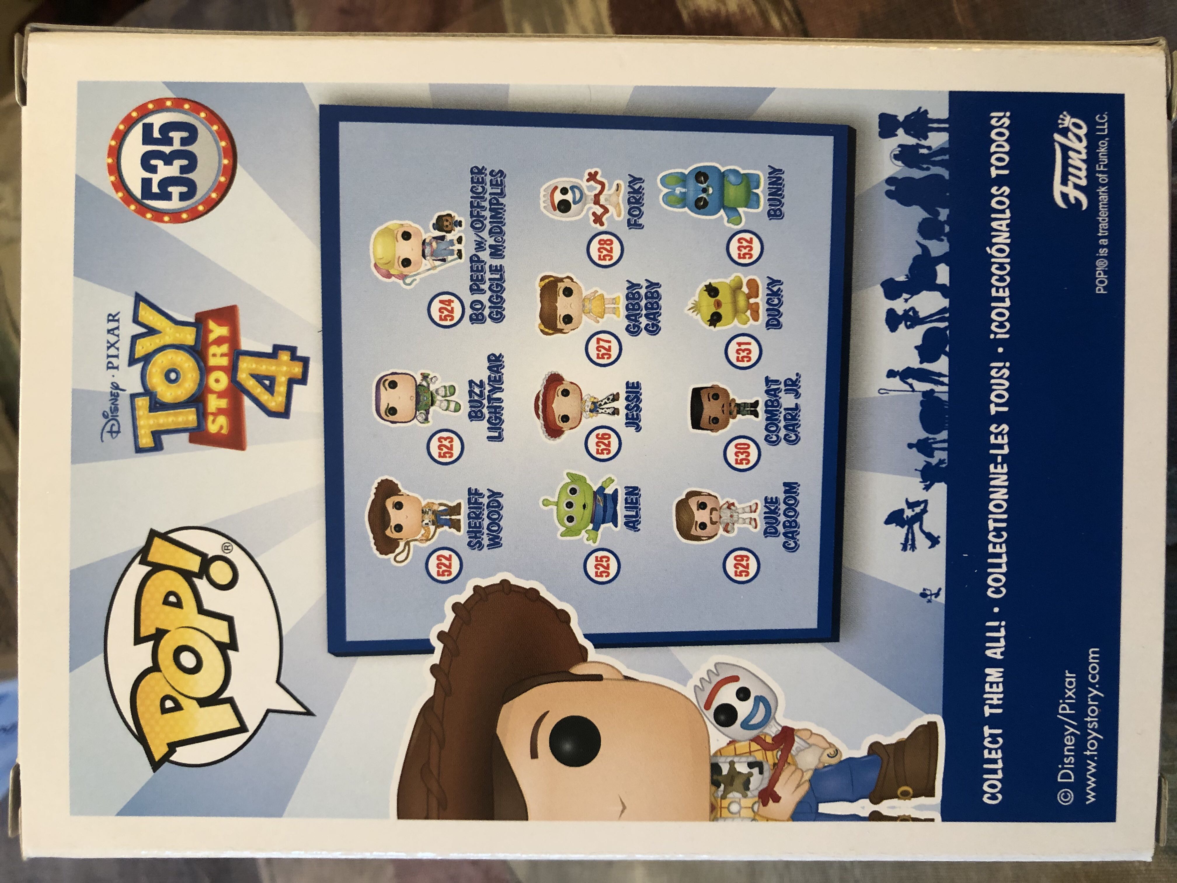 Woody 535 - Toy Story vinyl figure collectible [Barcode 889698374712] - Main Image 2