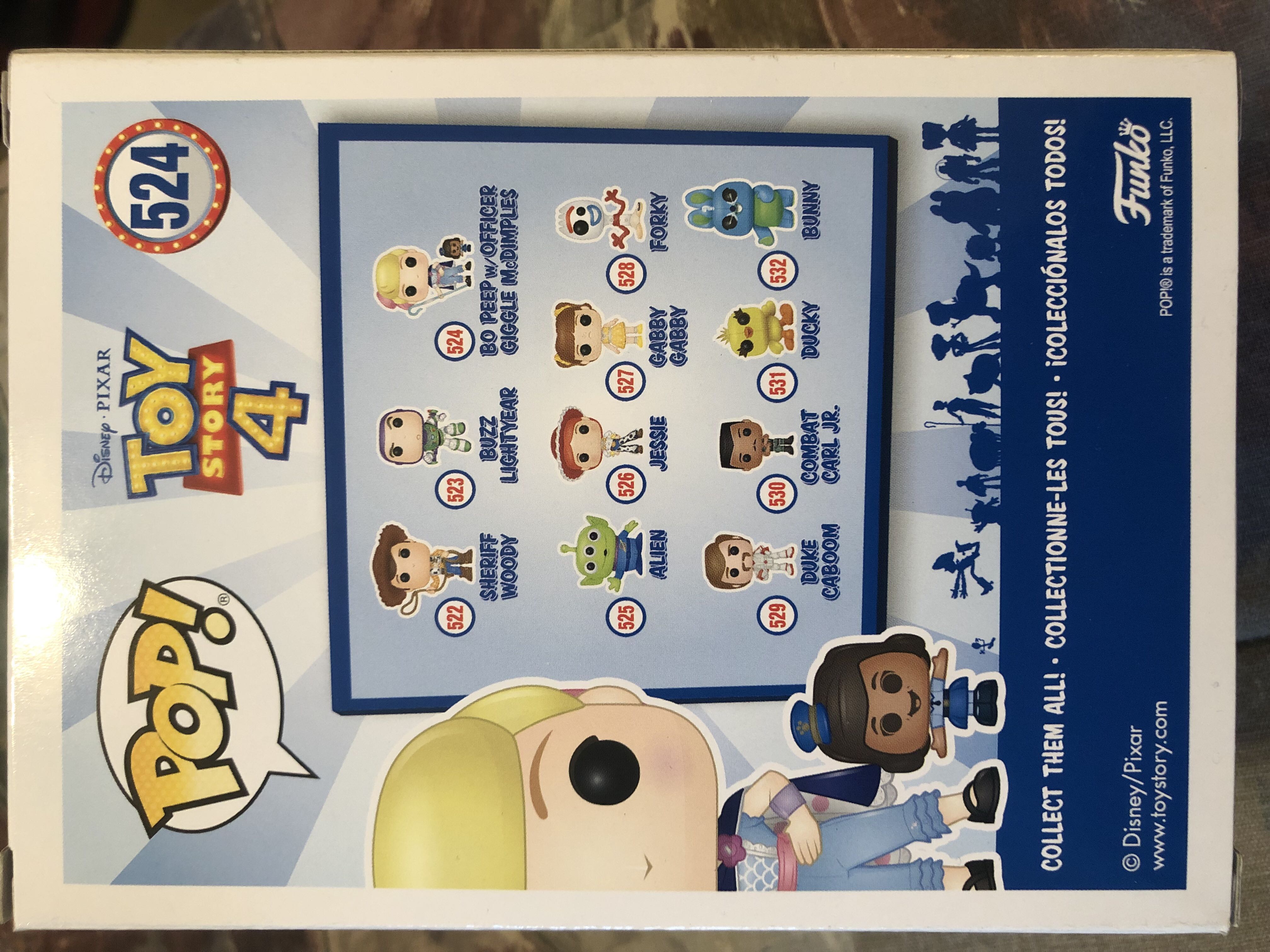 Toy Story 4: BO PEEP with OFFICER GIGGLE McDIMPLES - Toy Story vinyl figure collectible [Barcode 889698373913] - Main Image 2