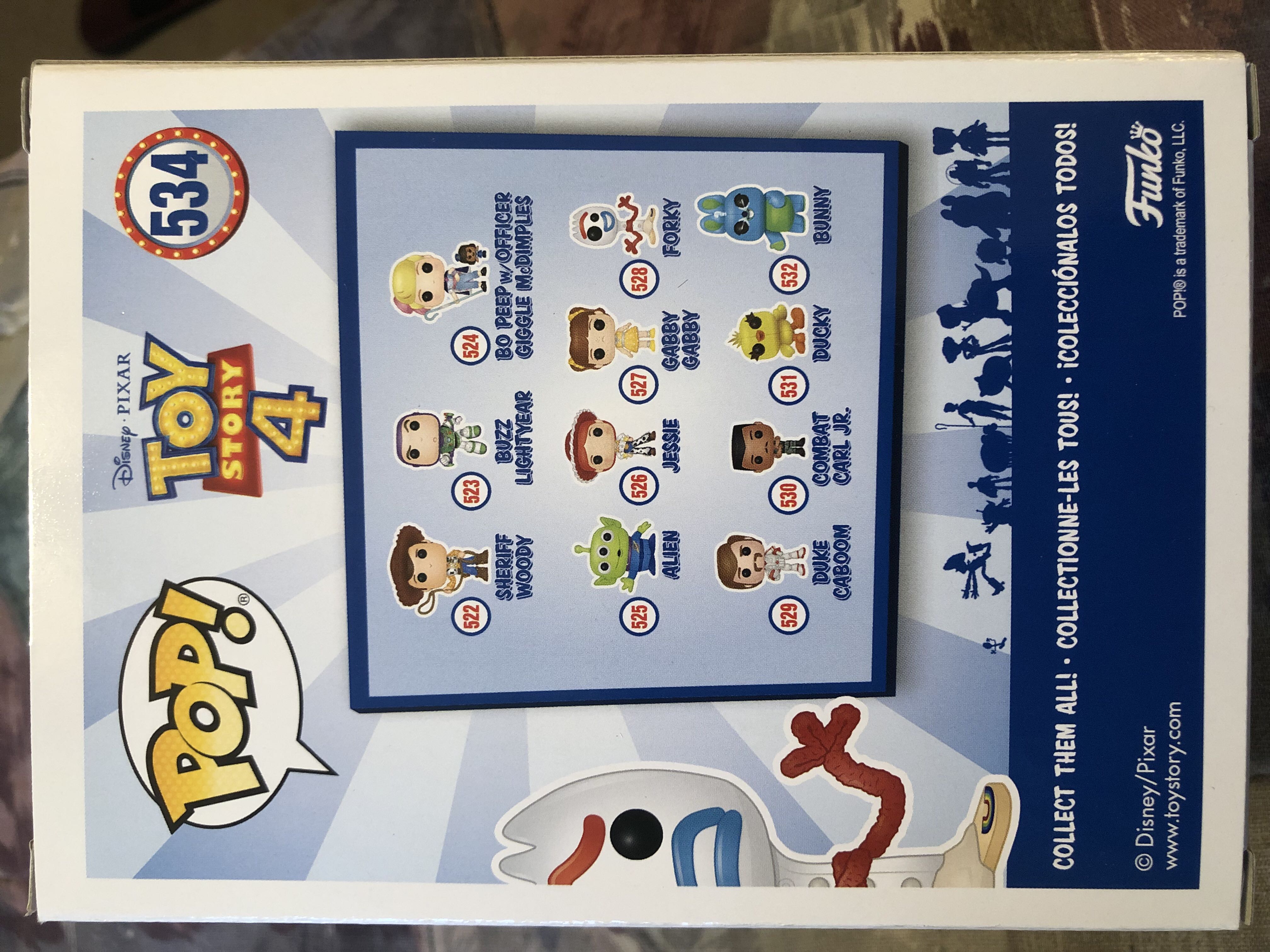 Forky - Toy Story vinyl figure collectible [Barcode 889698374682] - Main Image 2